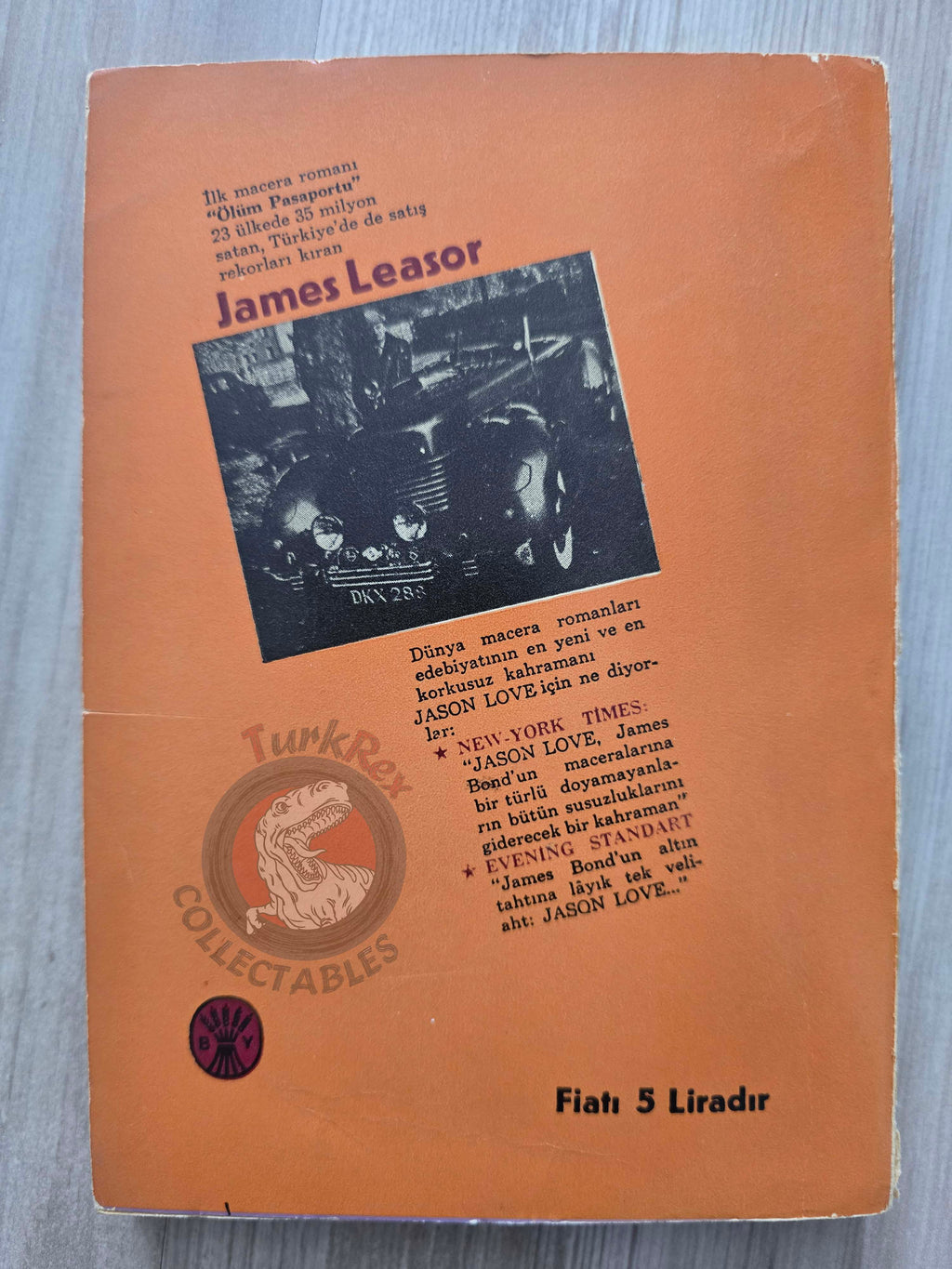 James Leasor – Passport to Peril 1966 1st Turkish Book Turkey Jason Love