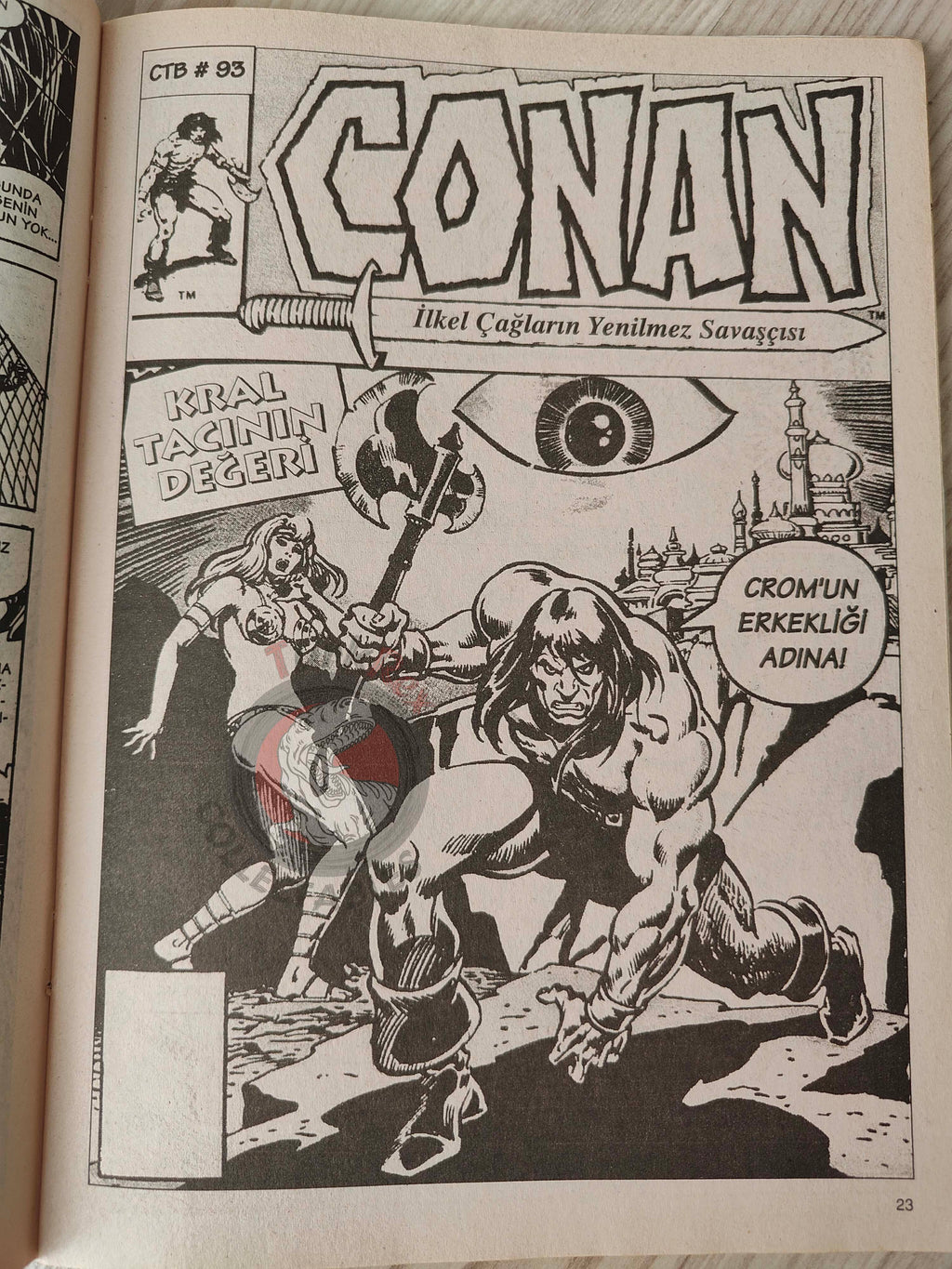Conan The Barbarian #10 2001 Turkish Comic Turkey #92 #93 #94 #95