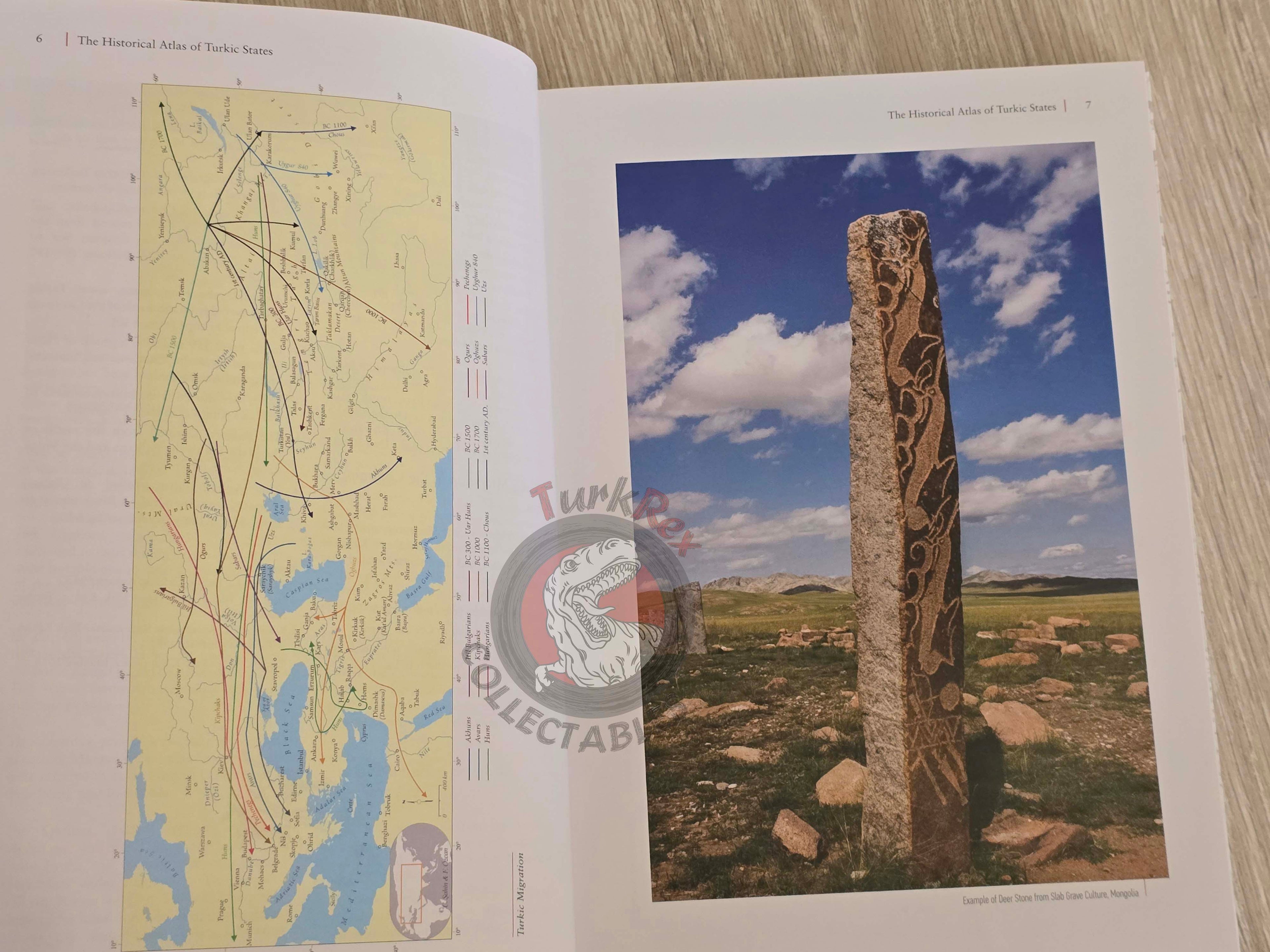 The Historical Atlas Of Turkic States Lot of 4 English Hardcover Book
