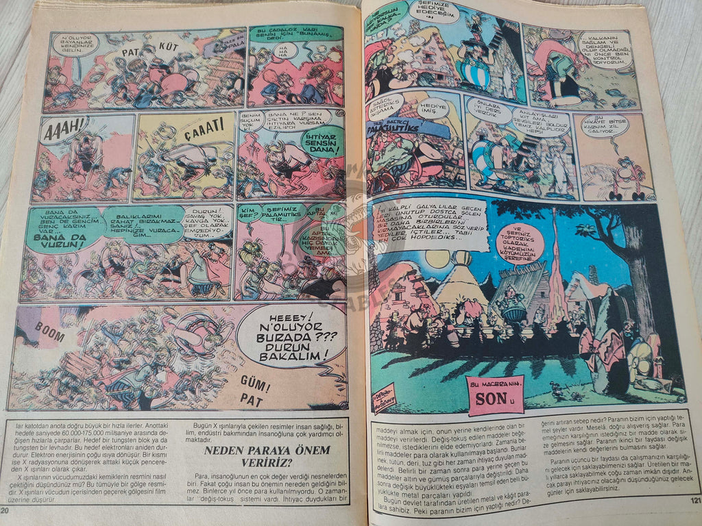 Asterix –  Asterix and the Roman Agent early 90s Turkish Edition Comic Turkey