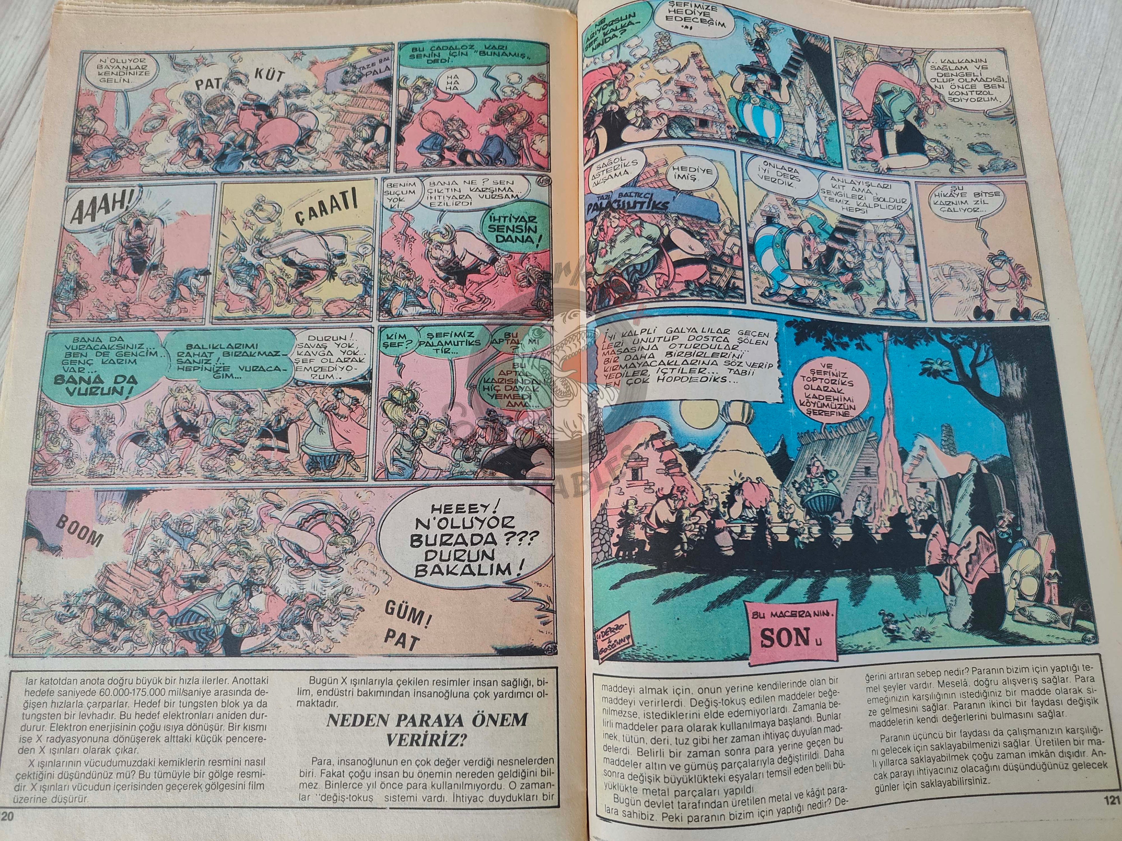 Asterix –  Asterix and the Roman Agent early 90s Turkish Edition Comic Turkey