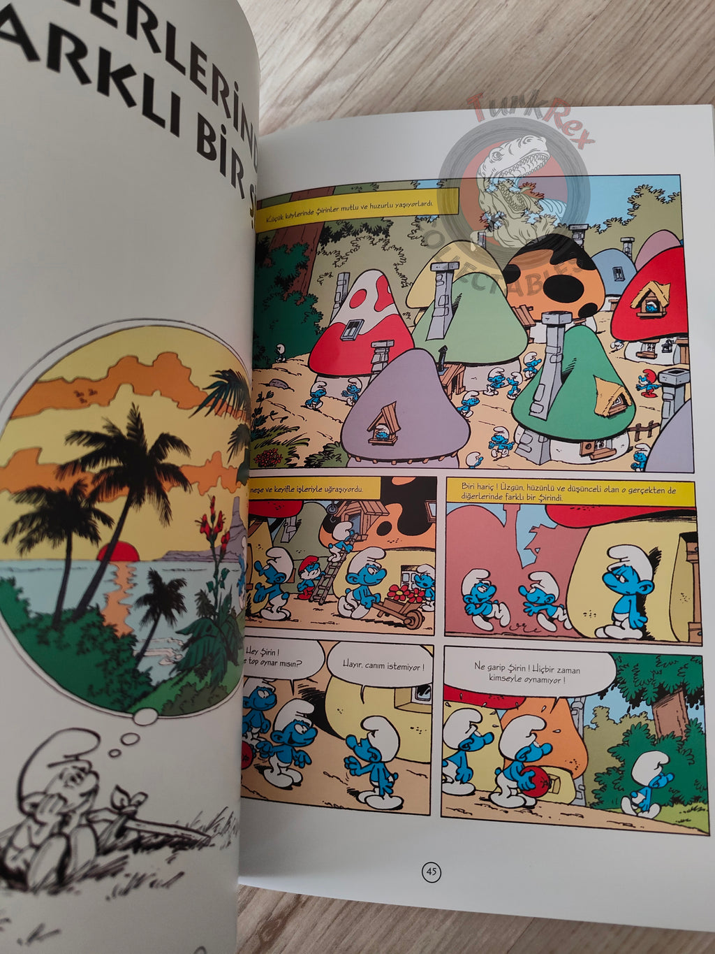 The Smurfs #5 The Smurfs and the Howlibird 2011 Turkish Comic Turkey Schtroumpf