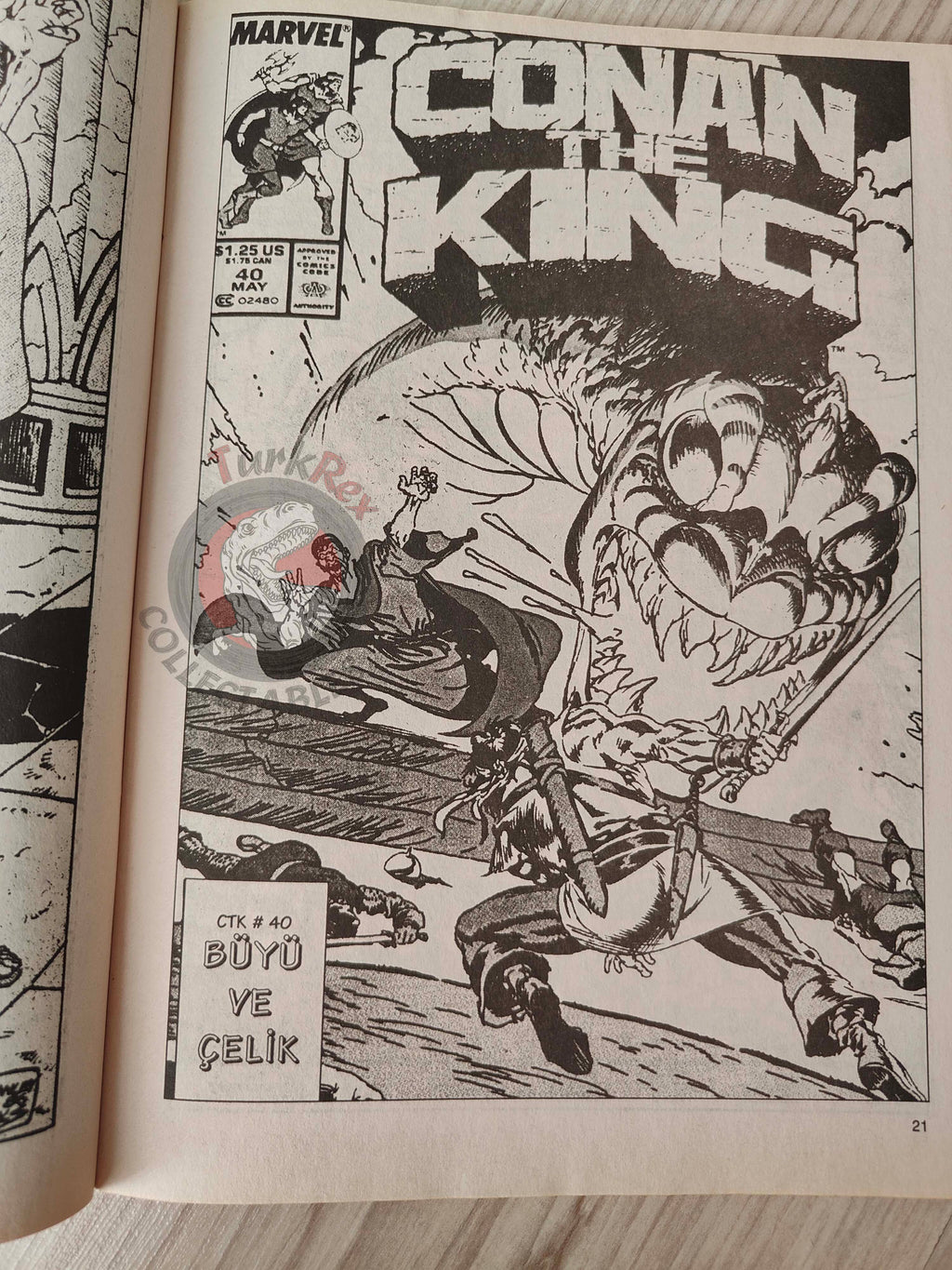 Imparator Conan #3 Conan the King #40 Turkish Comic Turkey