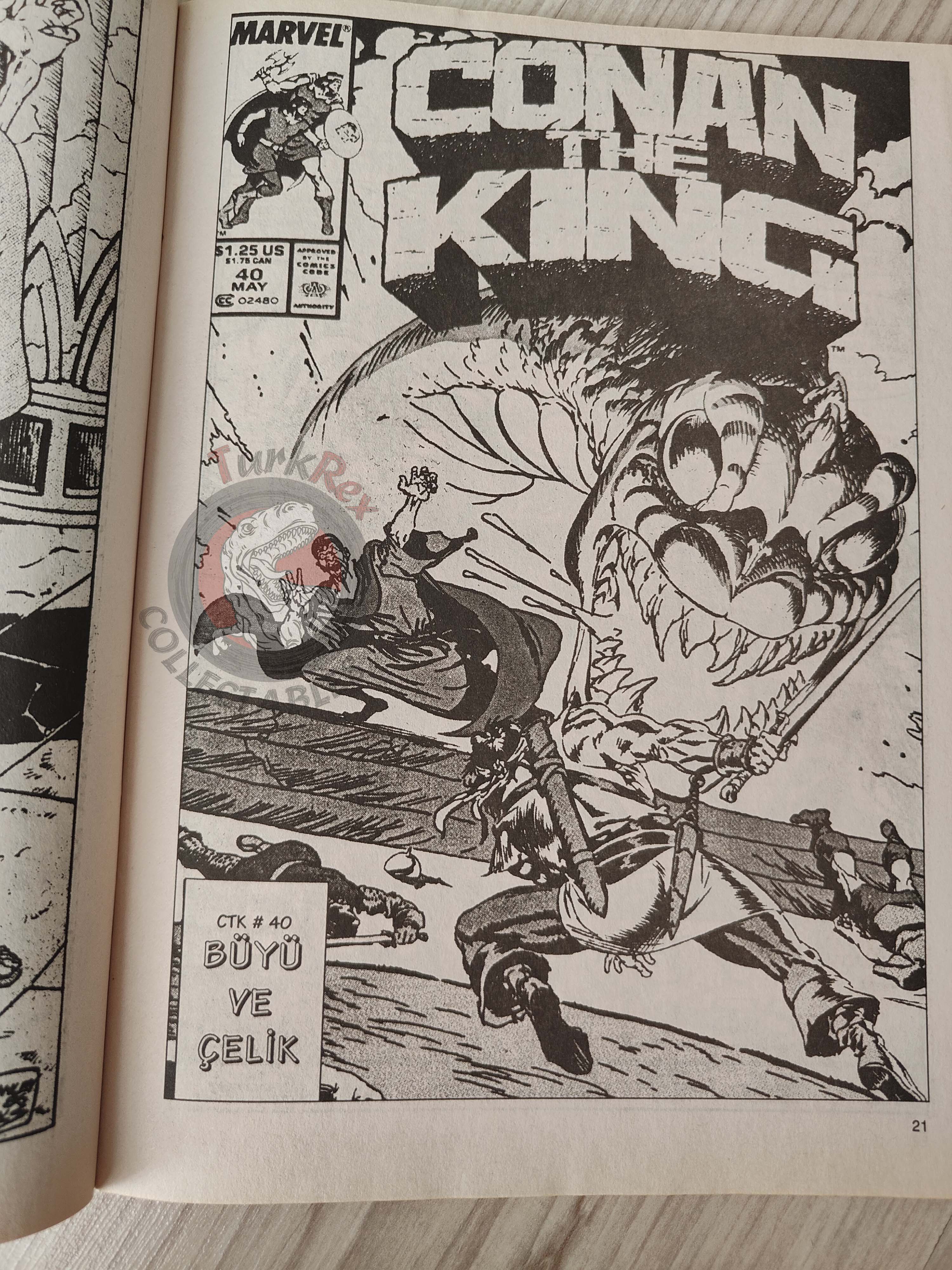 Imparator Conan #3 Conan the King #40 Turkish Comic Turkey