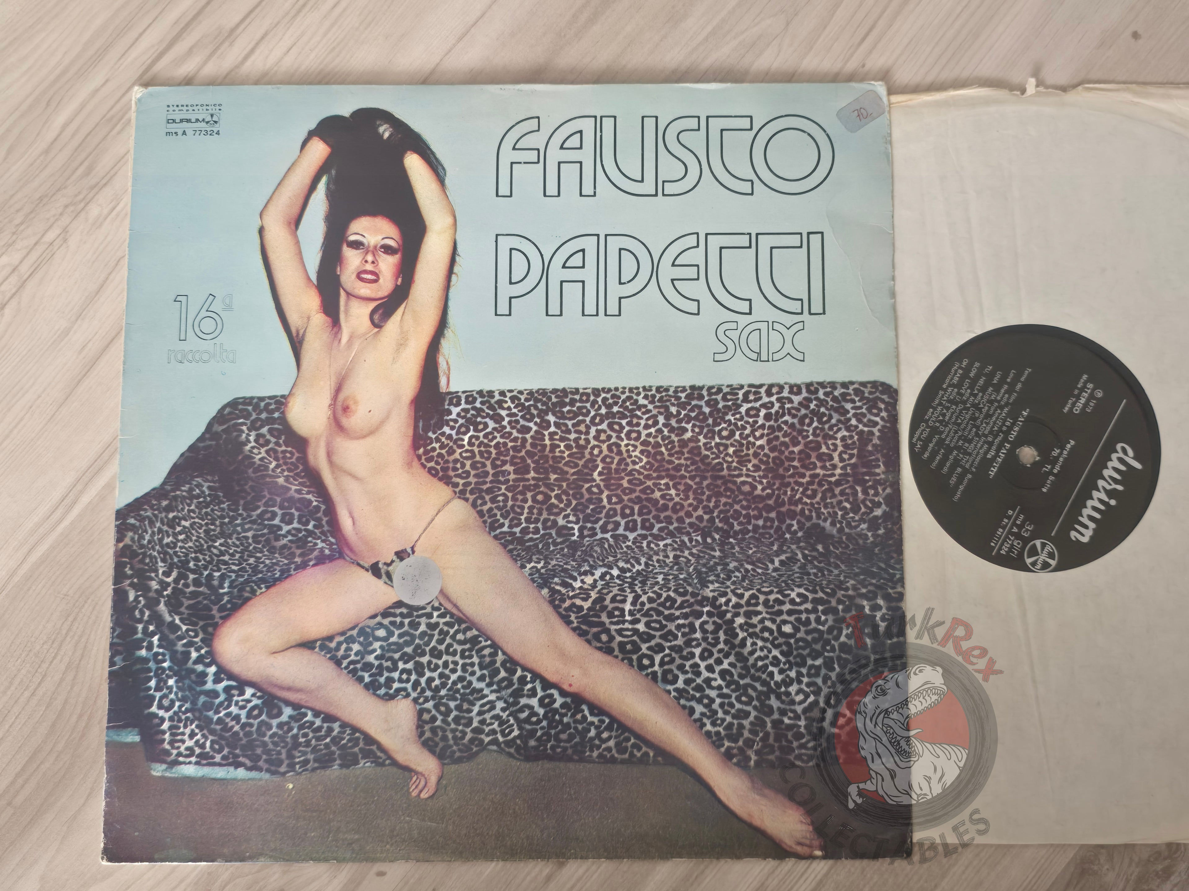 Fausto Papetti – 16a Raccolta Turkish Pressing Vinyl Turkey Edition