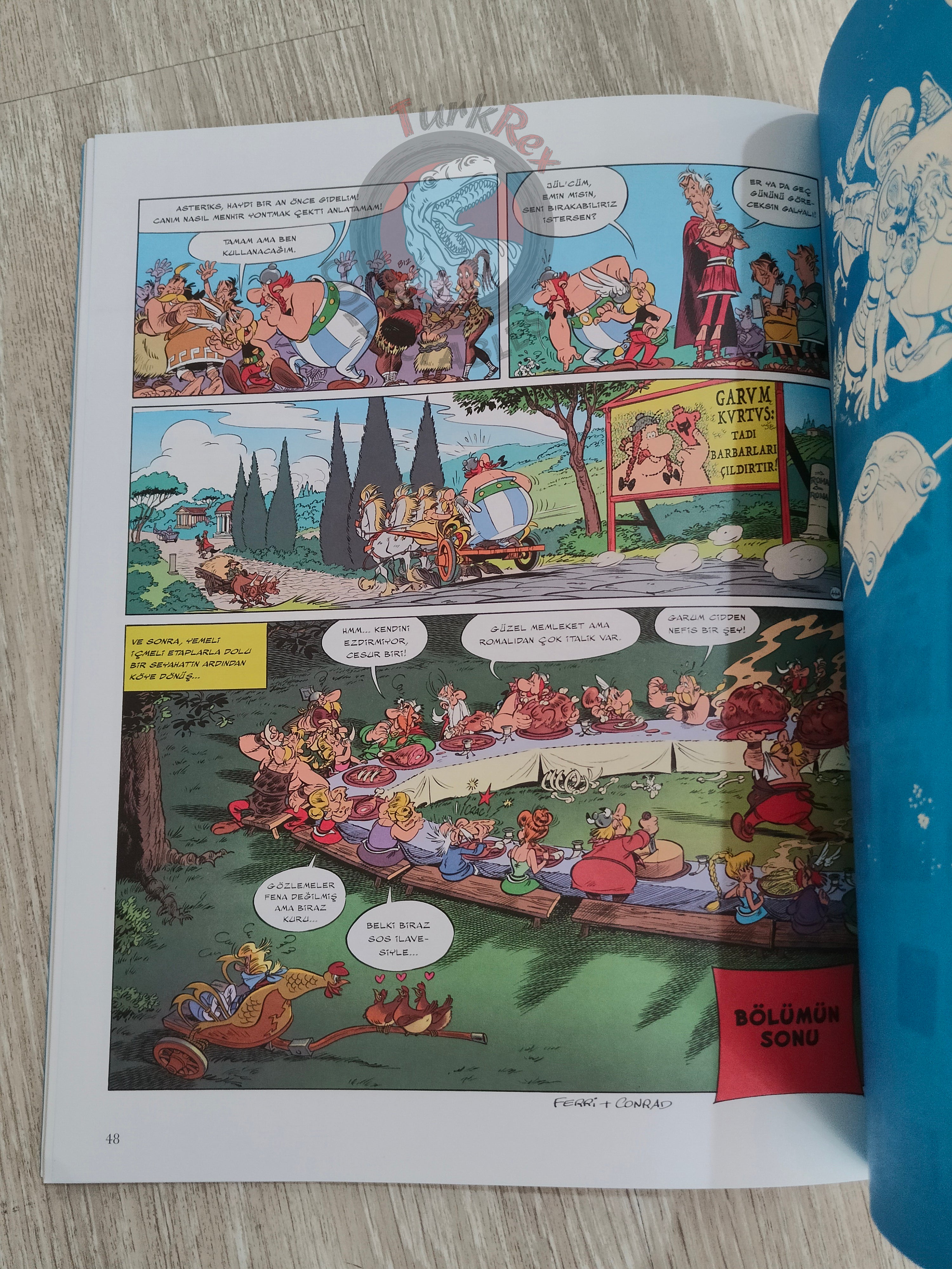 Asterix – Asterix and the Chariot Race 2022 Turkish Edition Comic Turkey