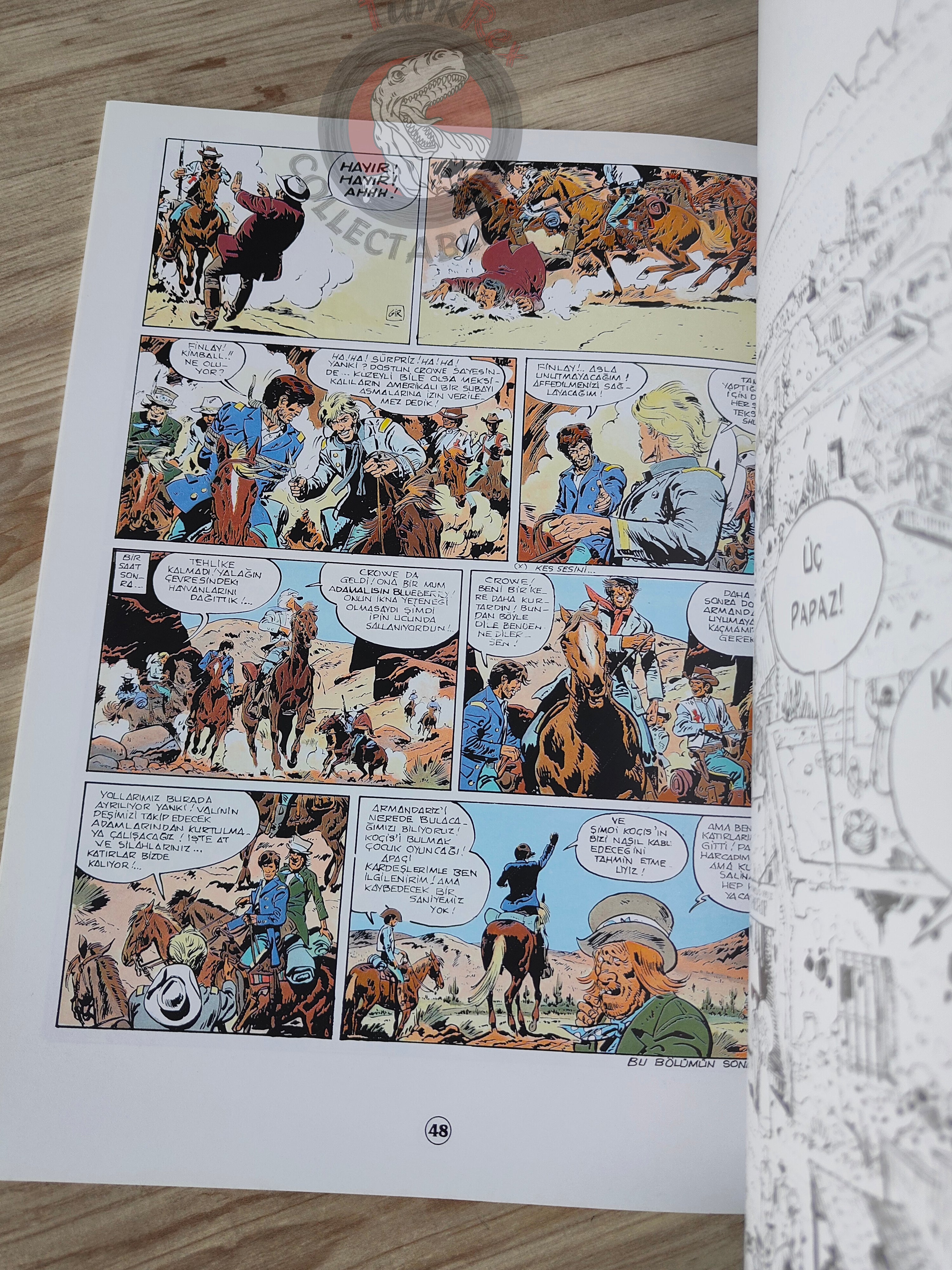 Blueberry #4 – Mission to Mexico 2003 1st Edition Turkish Comic Turkey