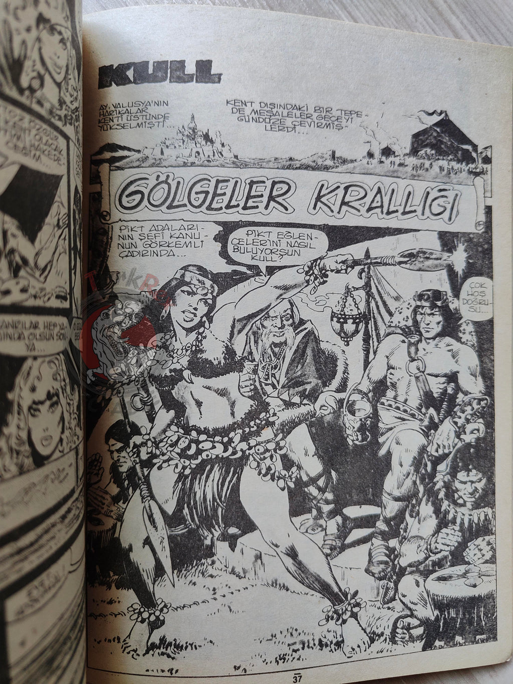 Conan ve Barbarlar #6 1994 Red Sonja & King Kull Turkish Comic Turkey