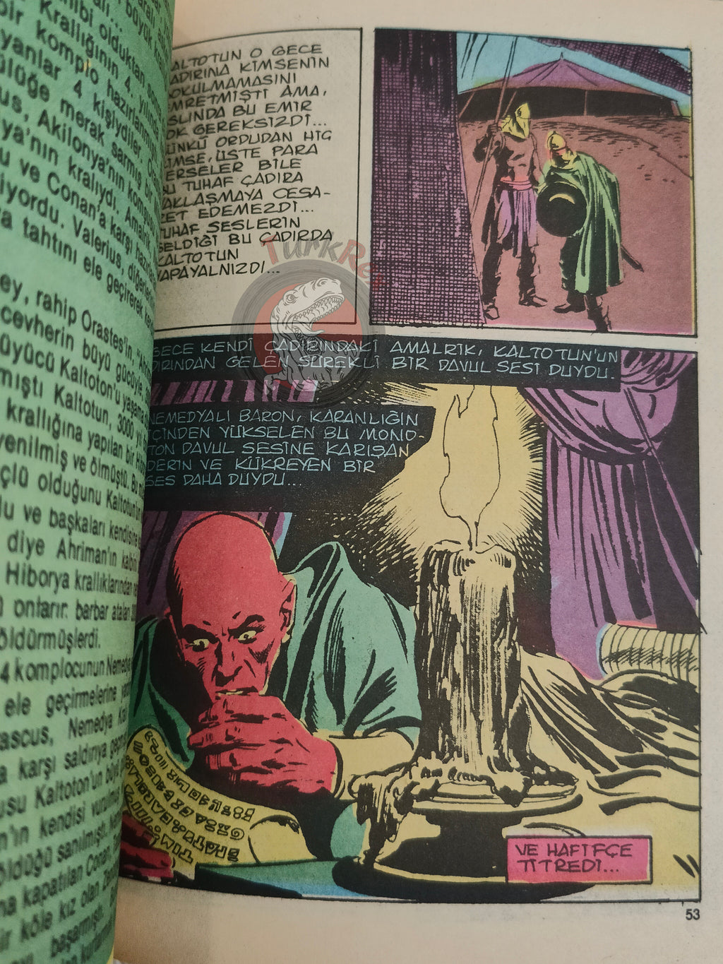 Conan Renkli #3 Turkish Comic Turkey The Savage Sword of Conan #37