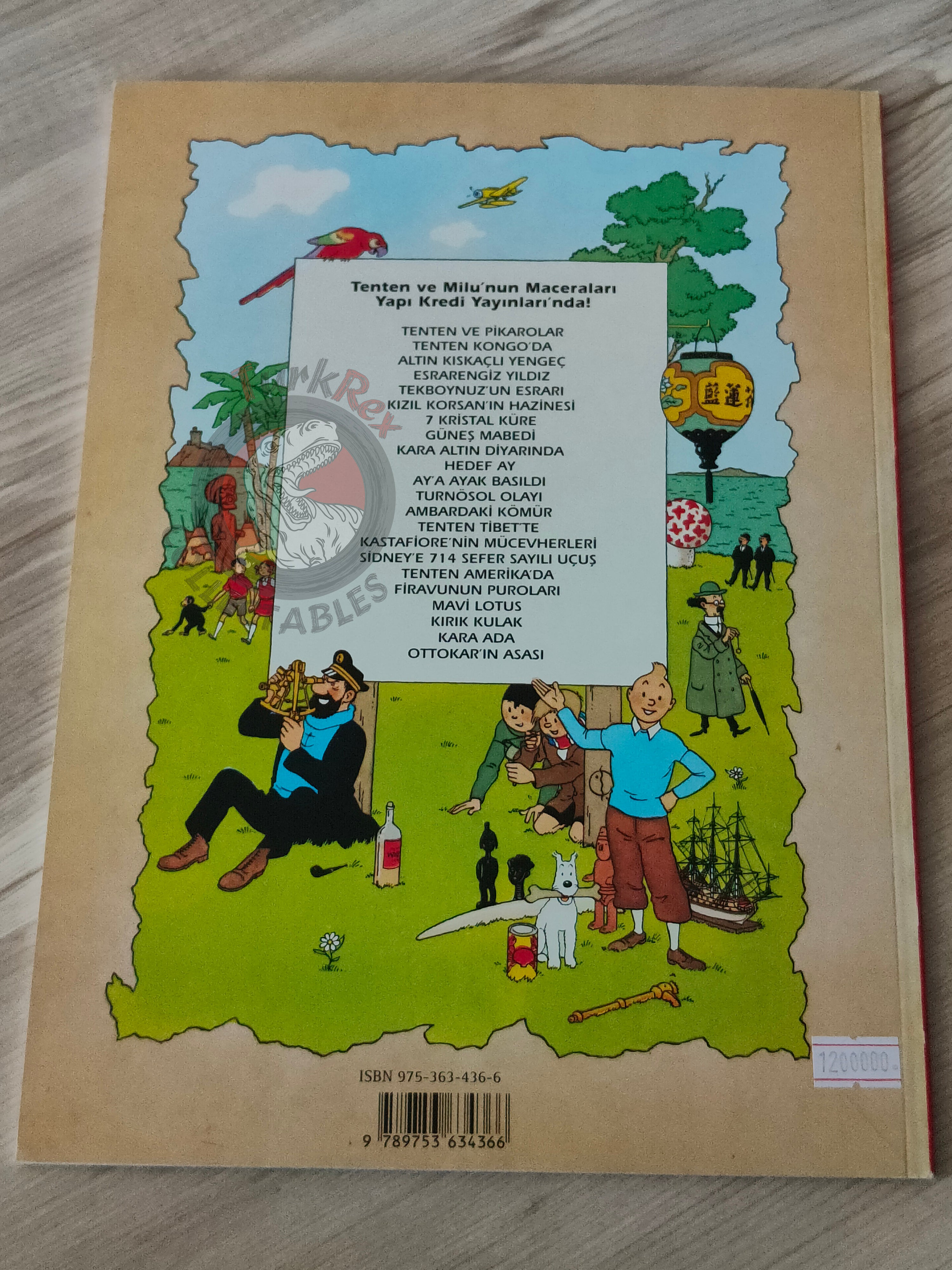Tintin – Land of Black Gold 1998 Turkish Edition Comic Turkey 2nd YKY
