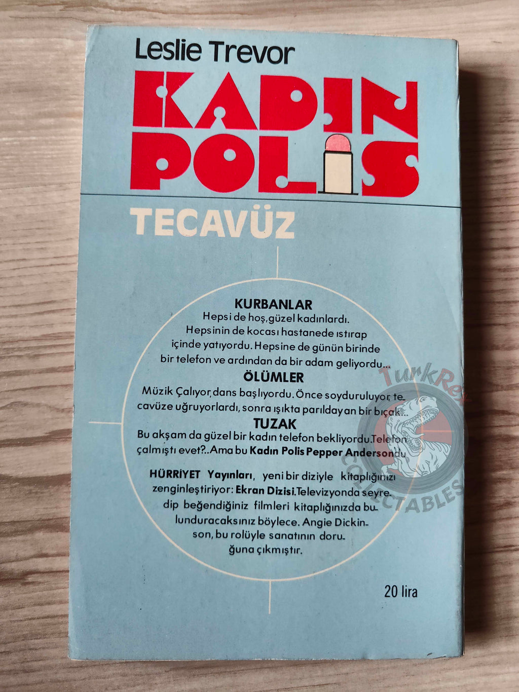 Leslie Trevor – Police Woman 1: The Rape 1976 1st Turkish Book Turkey