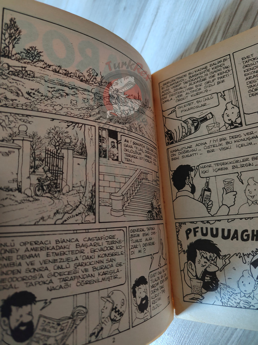 Tintin – Tintin and the Picaros mid 1980s Turkish Edition Comic Turkey 1