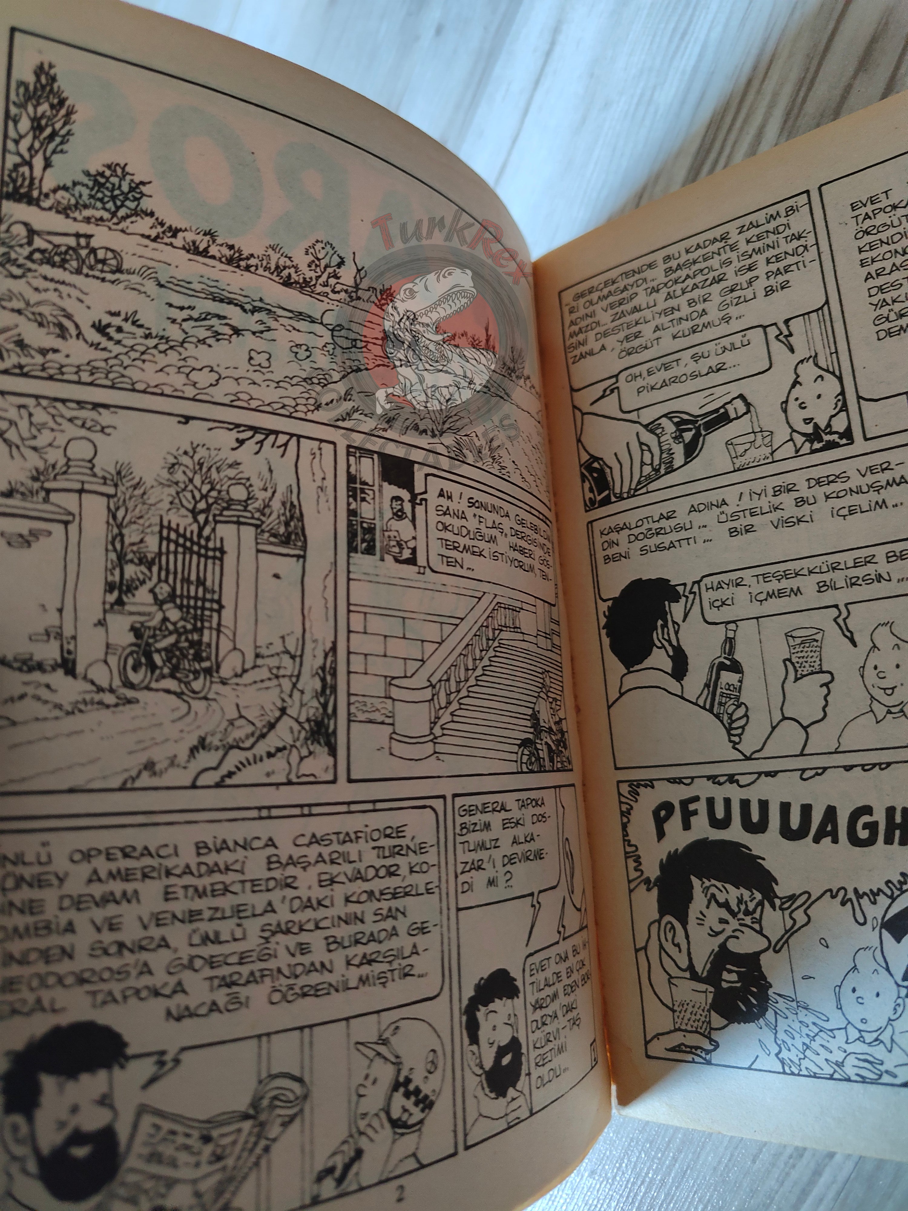 Tintin – Tintin and the Picaros mid 1980s Turkish Edition Comic Turkey 1