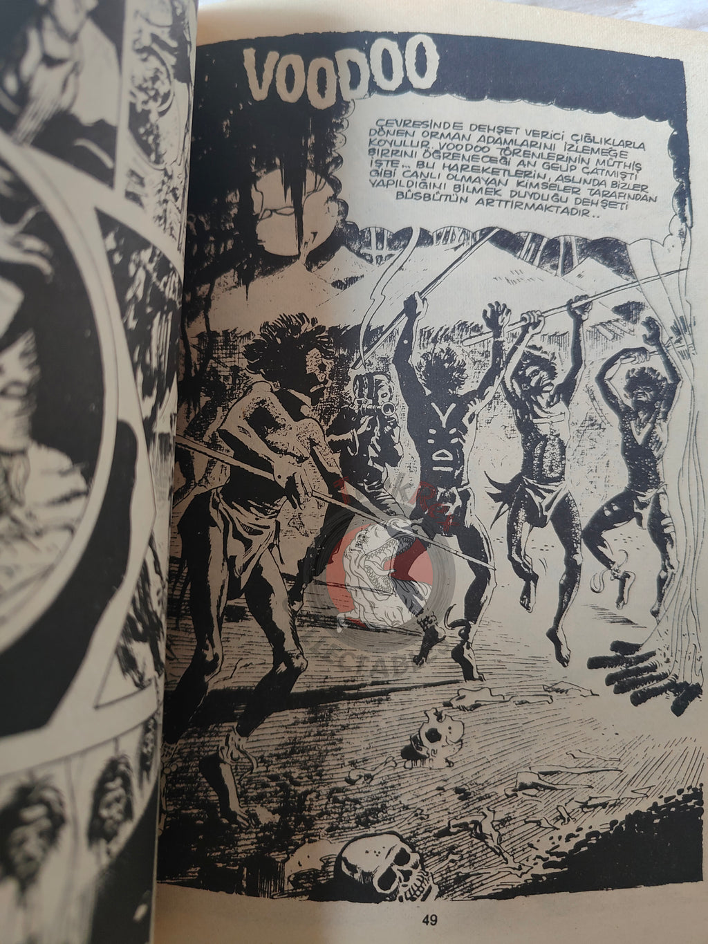 Tales of the Zombie Special Issue 1980s Turkish Comic Turkey Süper Korku Mag  #3 #6