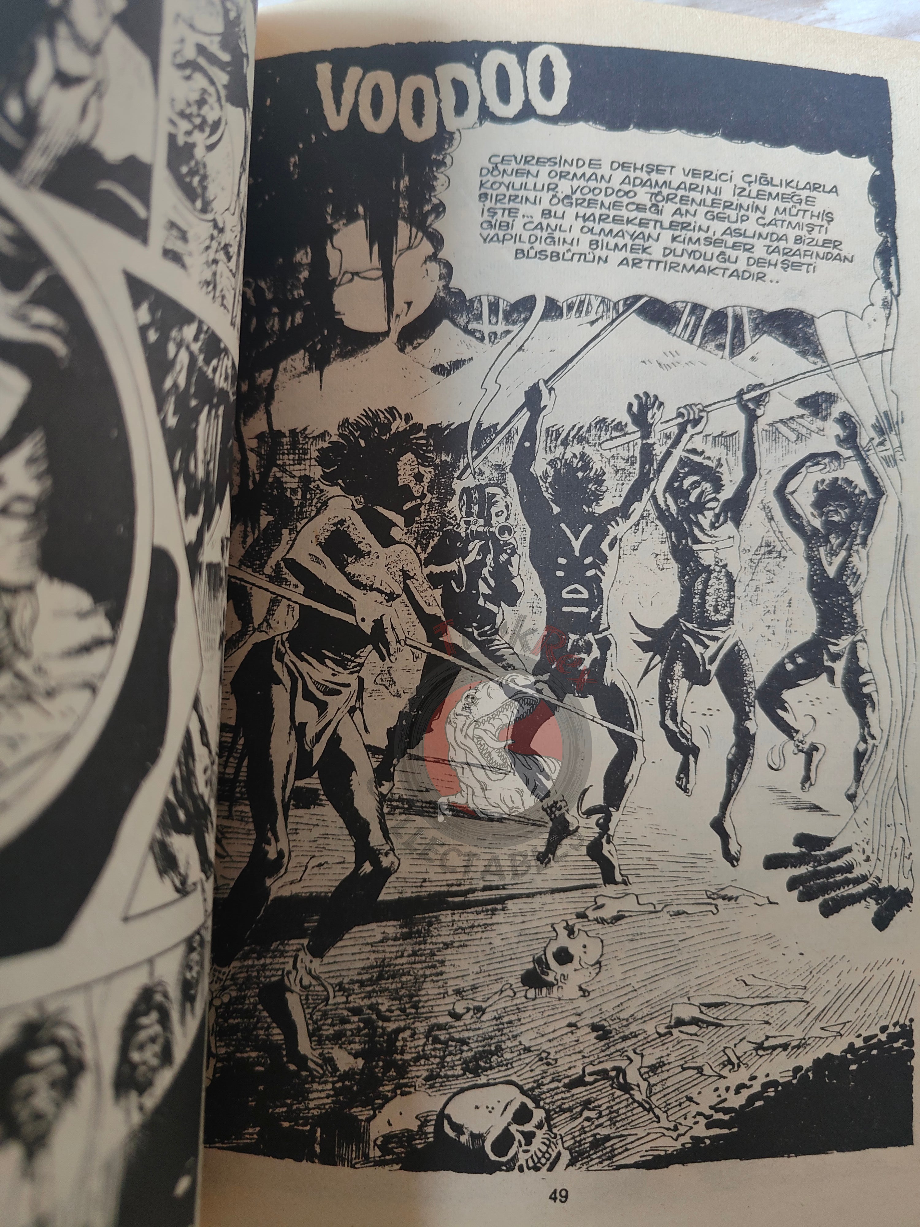 Tales of the Zombie Special Issue 1980s Turkish Comic Turkey Süper Korku Mag  #3 #6