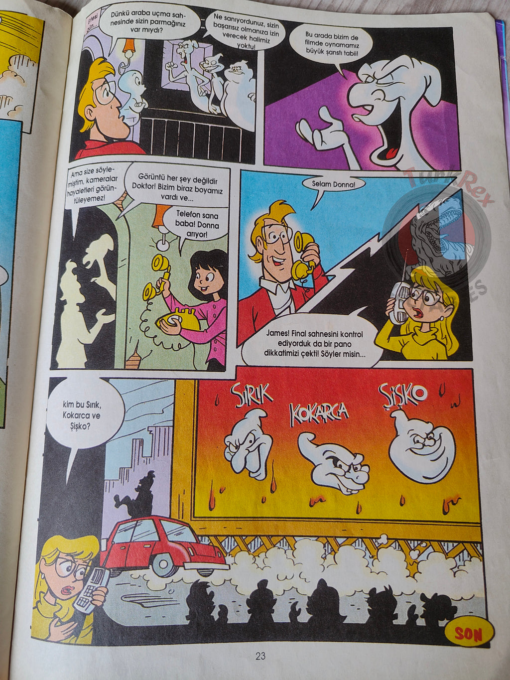 Casper the Friendly Ghost Magazine – Issue #9 1996 Turkish Comic Turkey