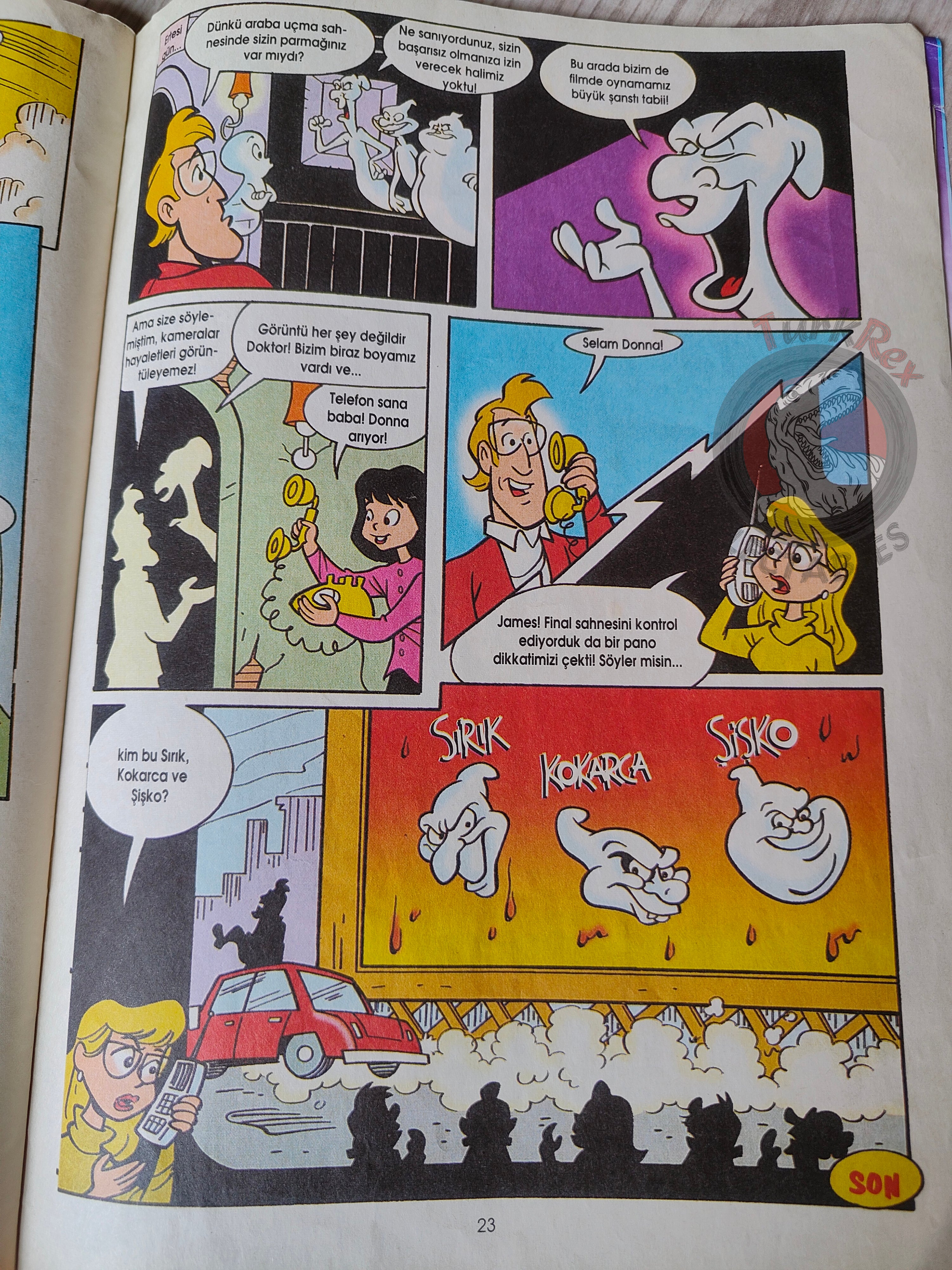 Casper the Friendly Ghost Magazine – Issue #9 1996 Turkish Comic Turkey