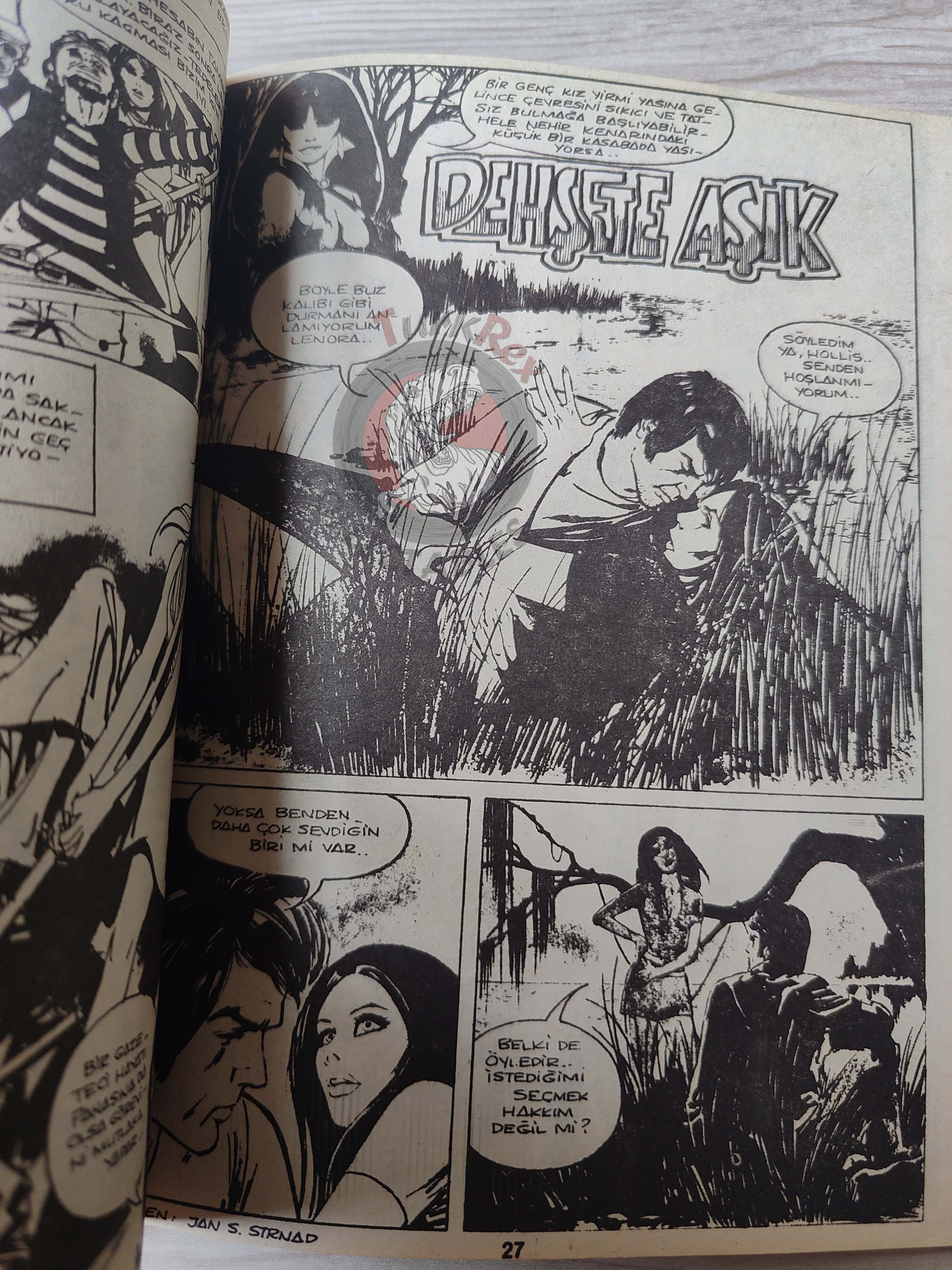 Süper Korku #17 late 80s Turkish Comic Turkey Creepy Eerie Dungeons & Dragons Vampirella