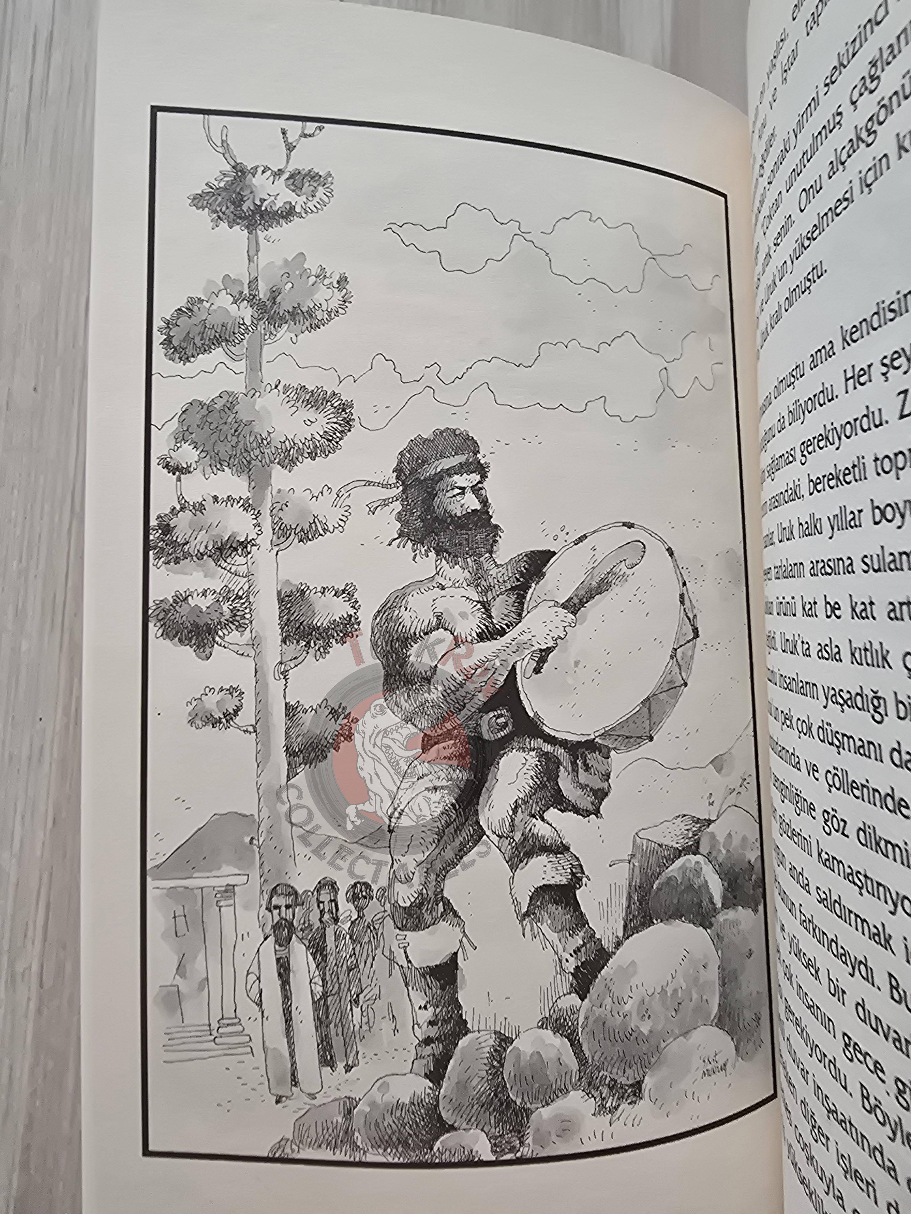 Gilgamesh – Robert Krugmann 2003 Turkish Book Turkey Illustrated by Turkish Artist