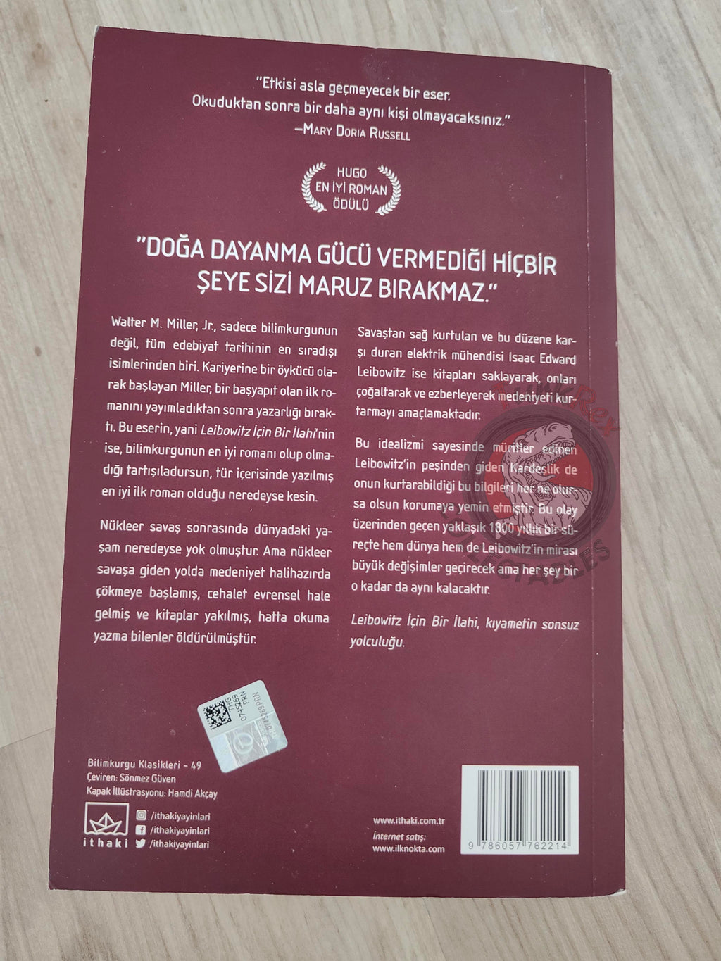 Walter M. Miller Jr.  – A Canticle for Leibowitz 2019 Turkish Book Turkey