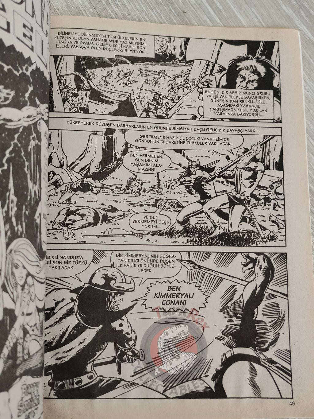 Conan #1 The Savage Sword of Conan #62 Turkish Comic Turkey The Barbarian #1
