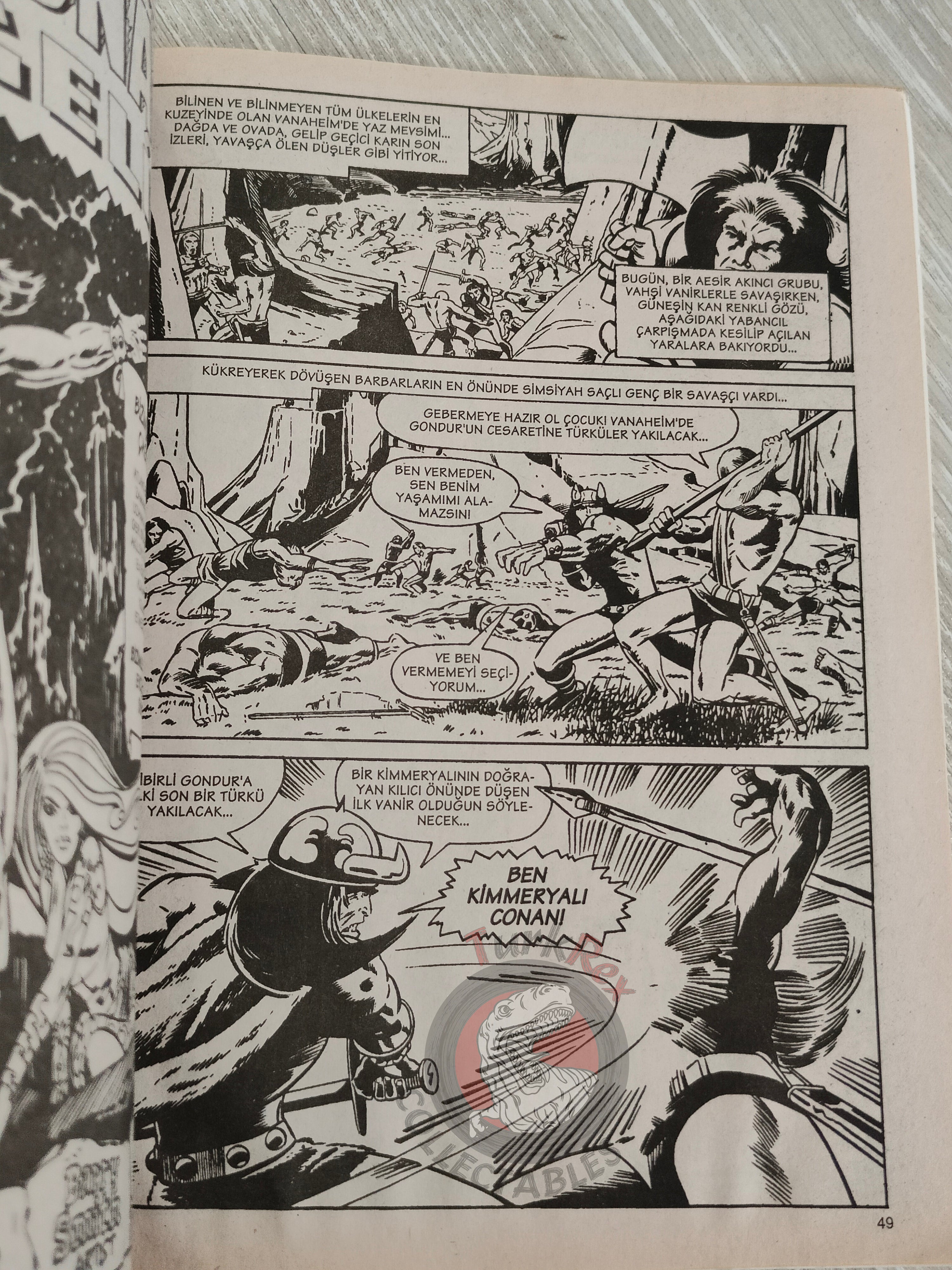 Conan #1 The Savage Sword of Conan #62 Turkish Comic Turkey The Barbarian #1