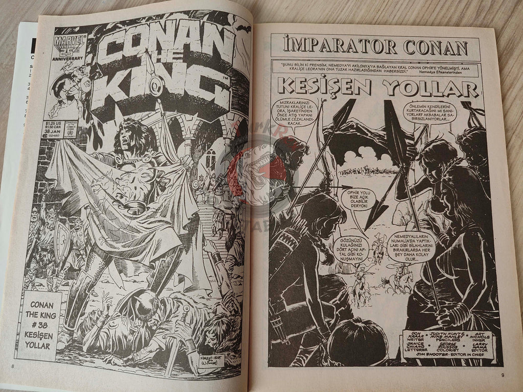 Imparator Conan #2 Conan the King #38 #39 Turkish Comic Turkey