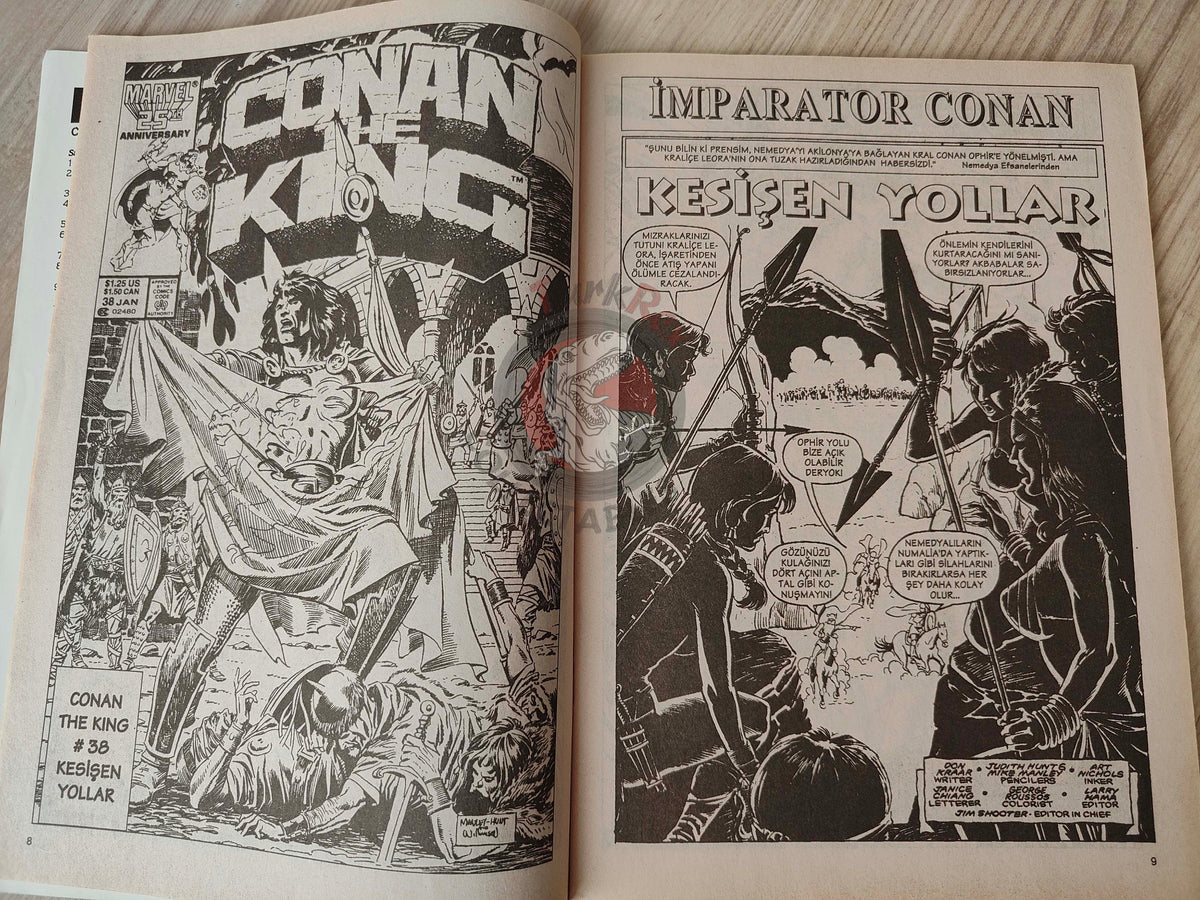 Imparator Conan #2 Conan the King #38 #39 Turkish Comic Turkey