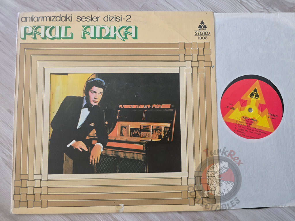 Paul Anka – Anılarımızdaki Sesler Dizisi 2 Turkish Pressing Vinyl Turkey Edition
