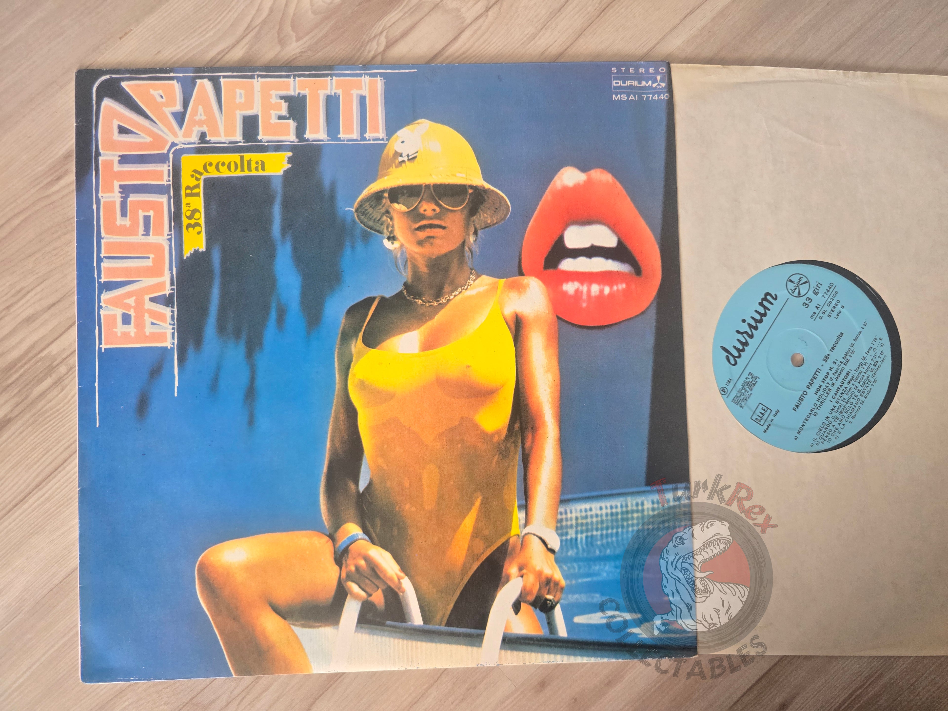 Fausto Papetti – 38a Raccolta Turkish Pressing Vinyl Turkey Edition