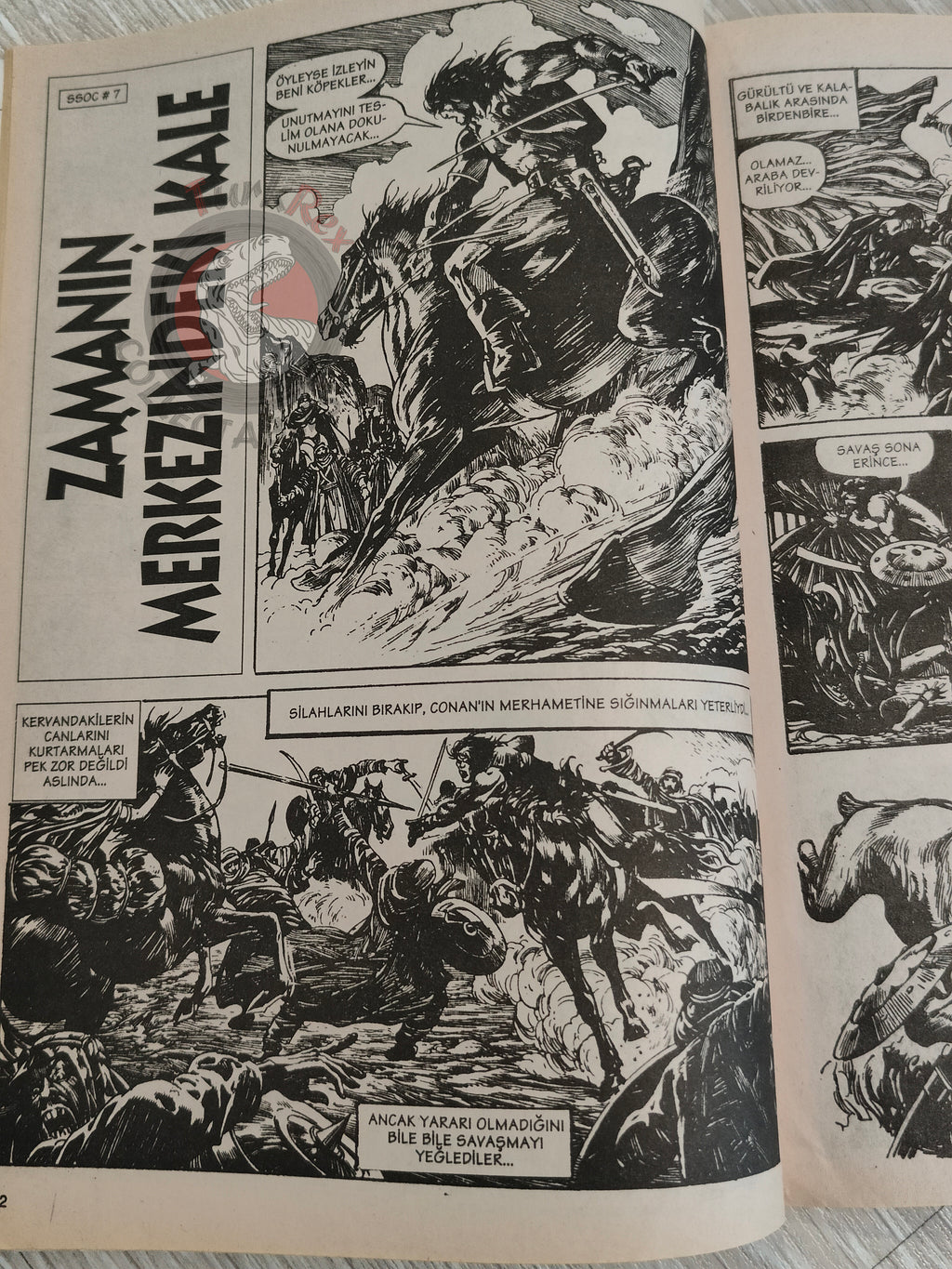 Conan #5 The Savage Sword of Conan #7 Turkish Comic Turkey