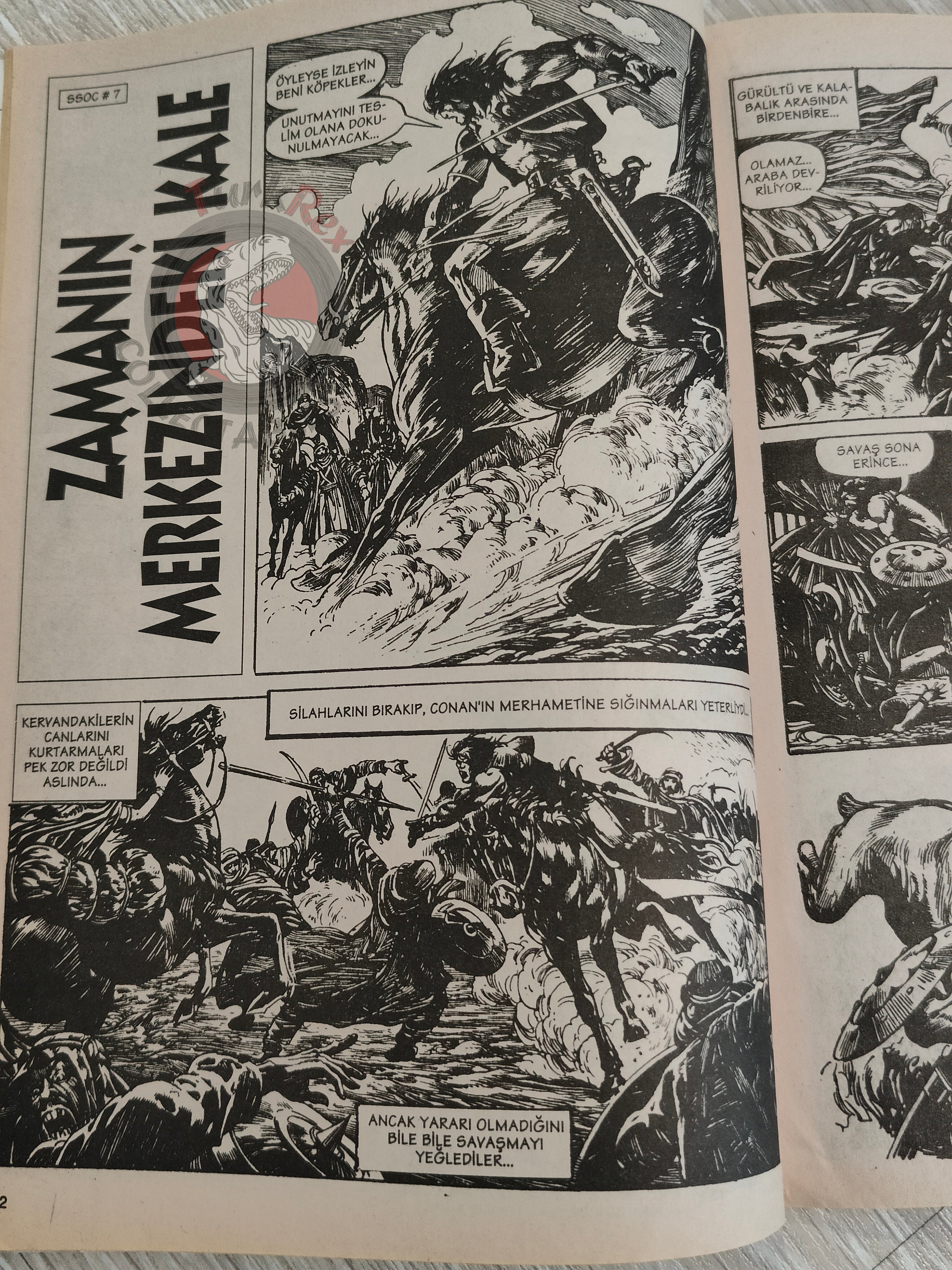 Conan #5 The Savage Sword of Conan #7 Turkish Comic Turkey