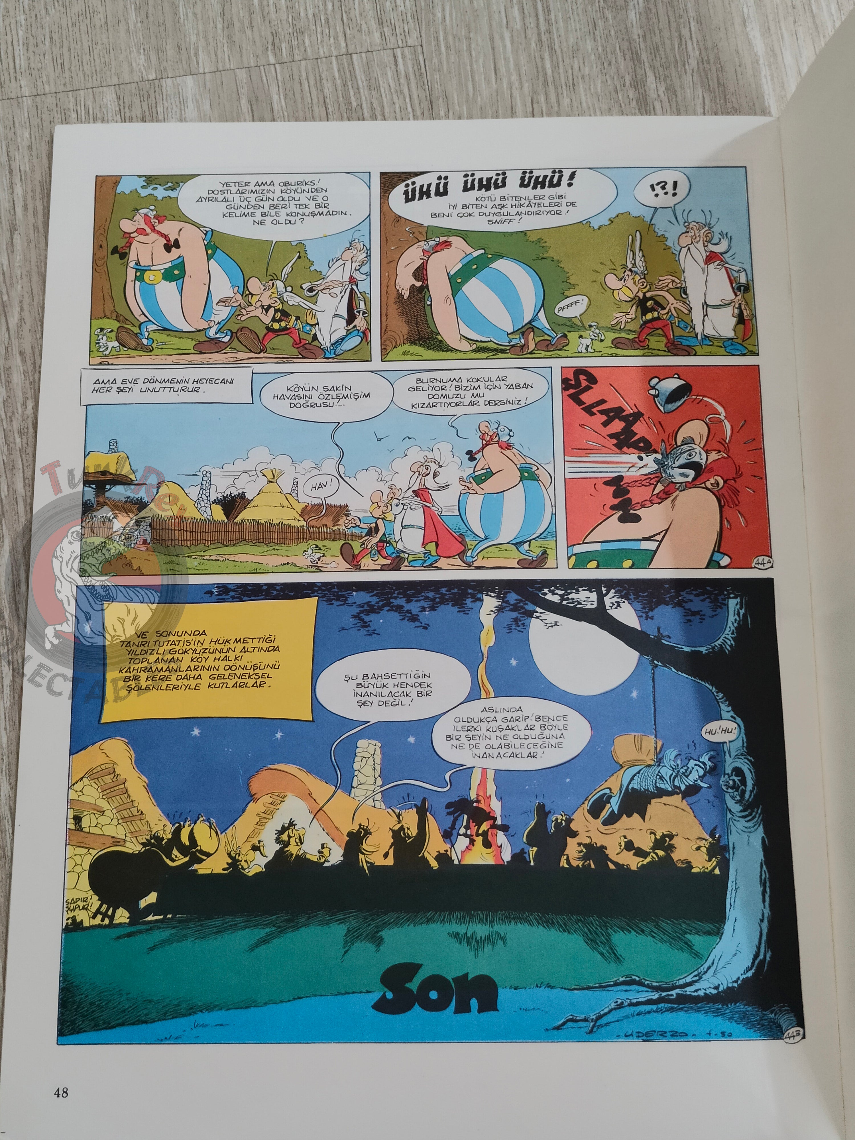 Asterix – Asterix and the Great Divide 1996 1st Edition Turkish Edition Comic Turkey