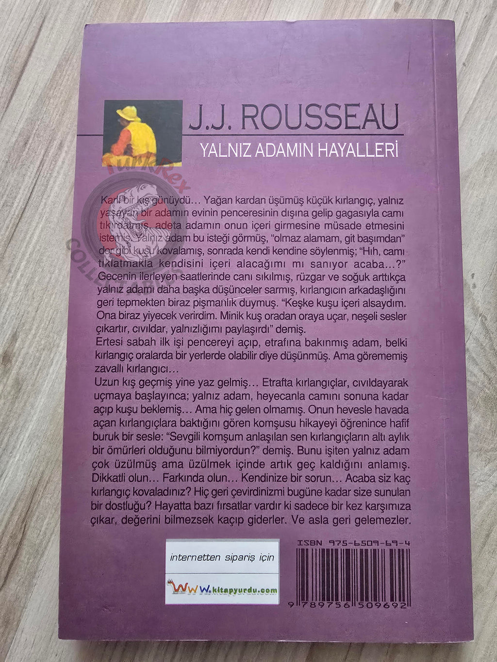 Jean-Jacques Rousseau – Reveries of a Solitary Walker 2007 Turkish Book Turkey 2