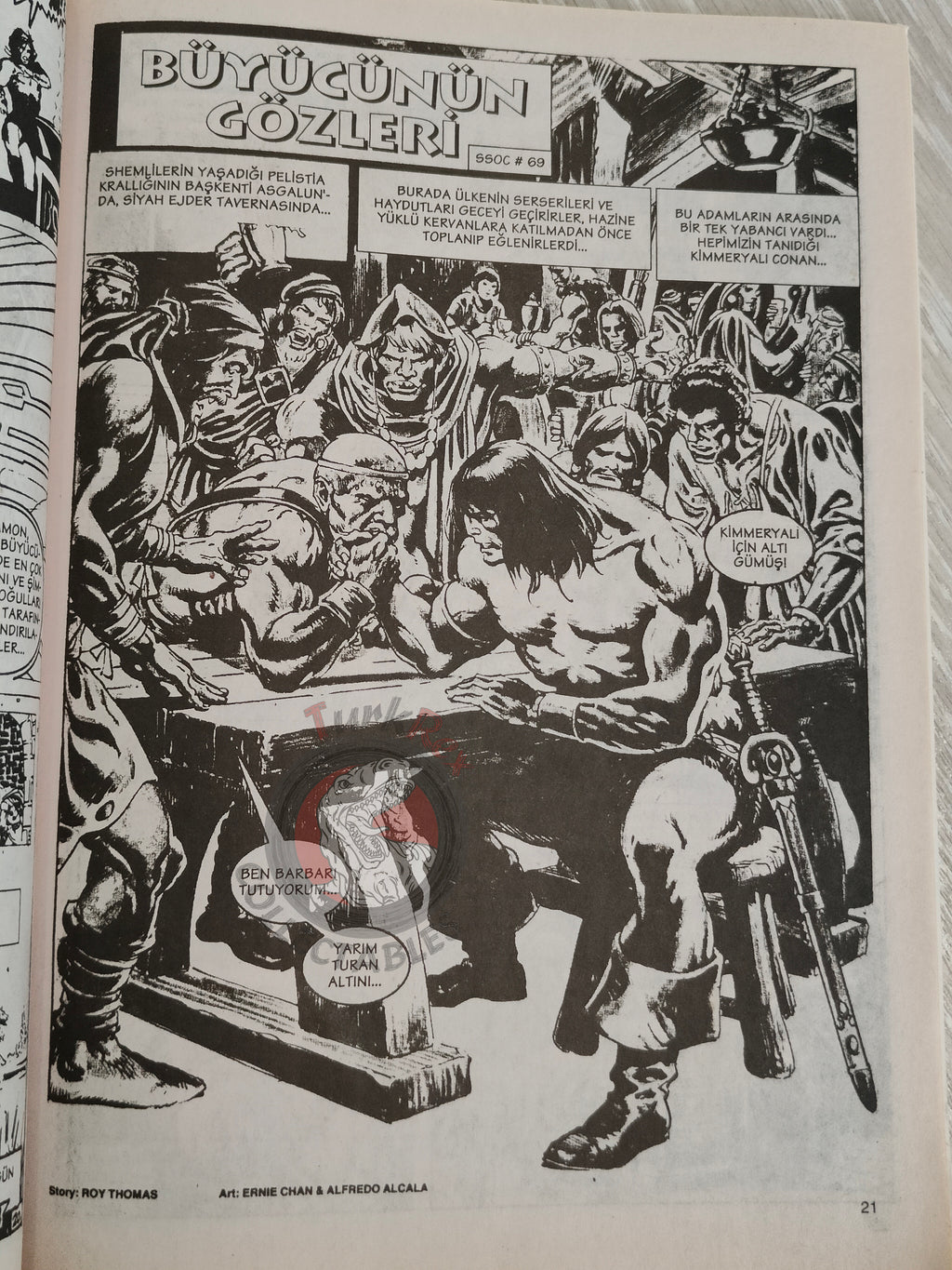 Conan #1 The Savage Sword of Conan #62 Turkish Comic Turkey The Barbarian #1