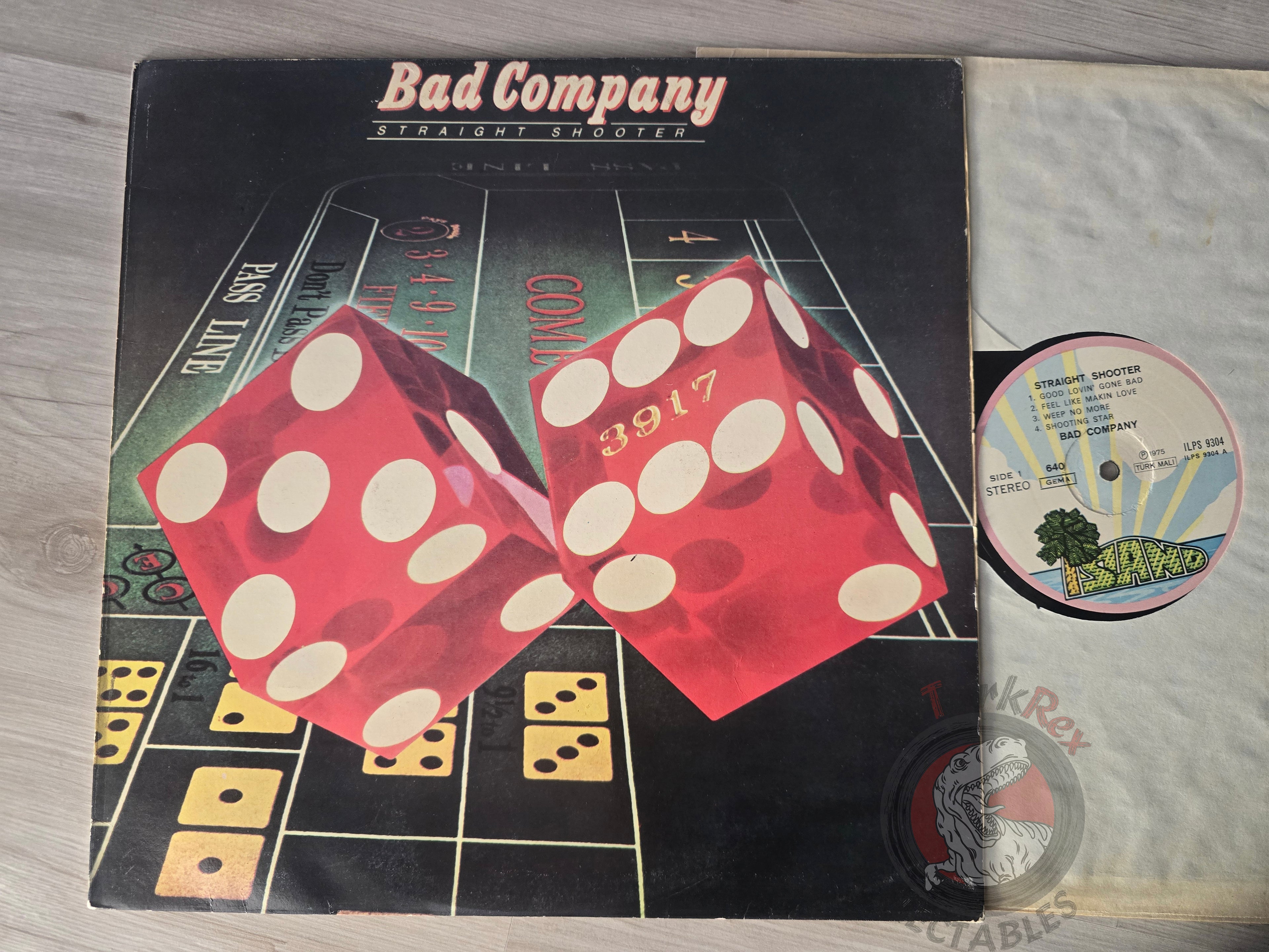 Bad Company – Straight Shooter Turkish Pressing Vinyl Turkey Edition