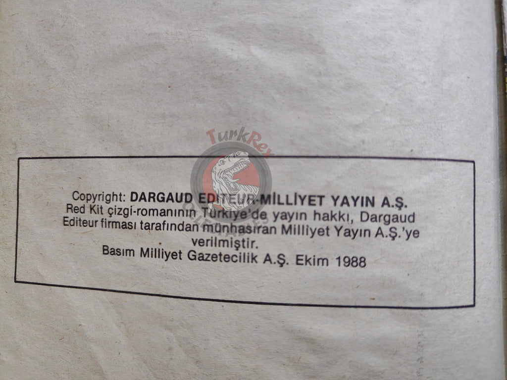 Lucky Luke Lot of 55 Complete Set 1988 Turkish Comic Turkey