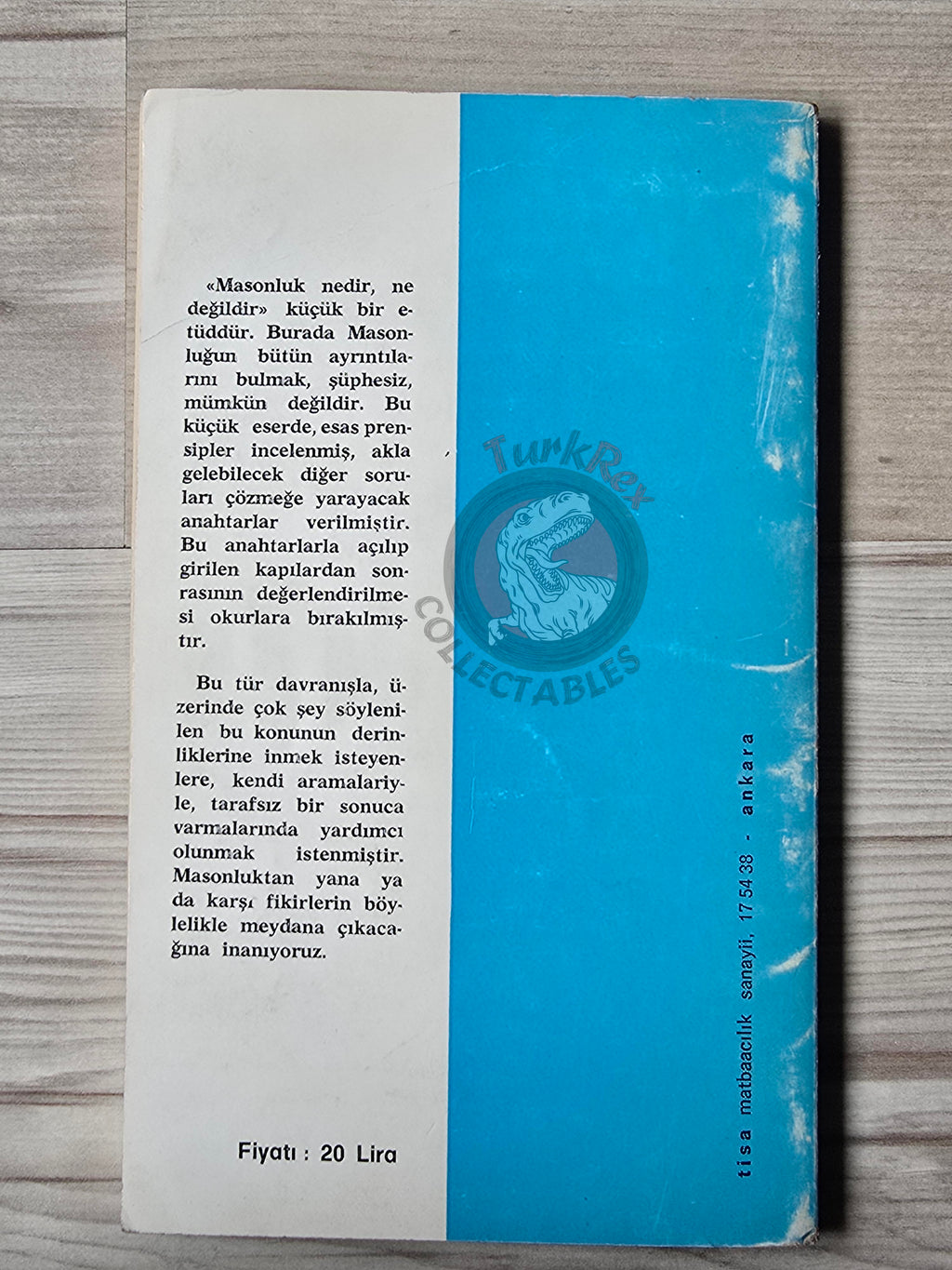 Turkish Freemasonry What Freemasonry Is and Is Not 1976 Book Masonic Masons of Turkey