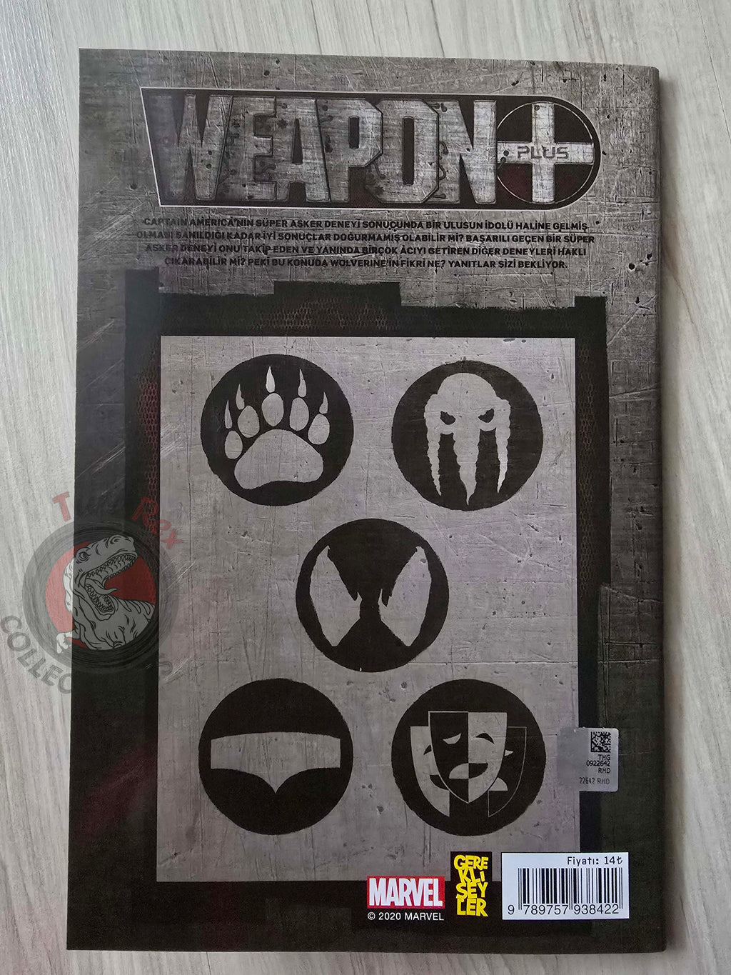 Wolverine + Captain America: Weapon Plus Turkish Comic Turkey X-Men