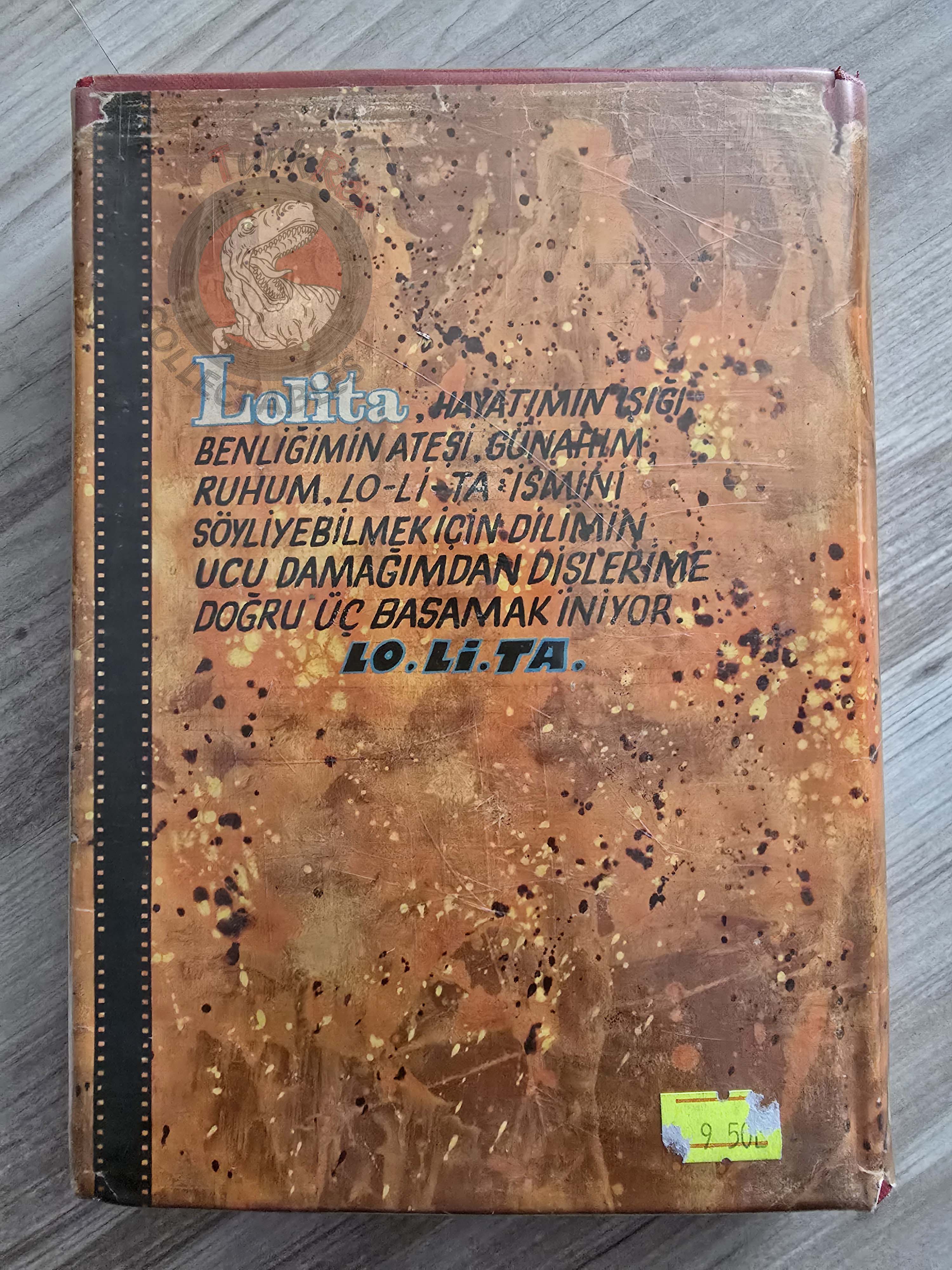 Vladimir Nabokov – Lolita 1964 1st HC/DJ Turkish Book Turkey