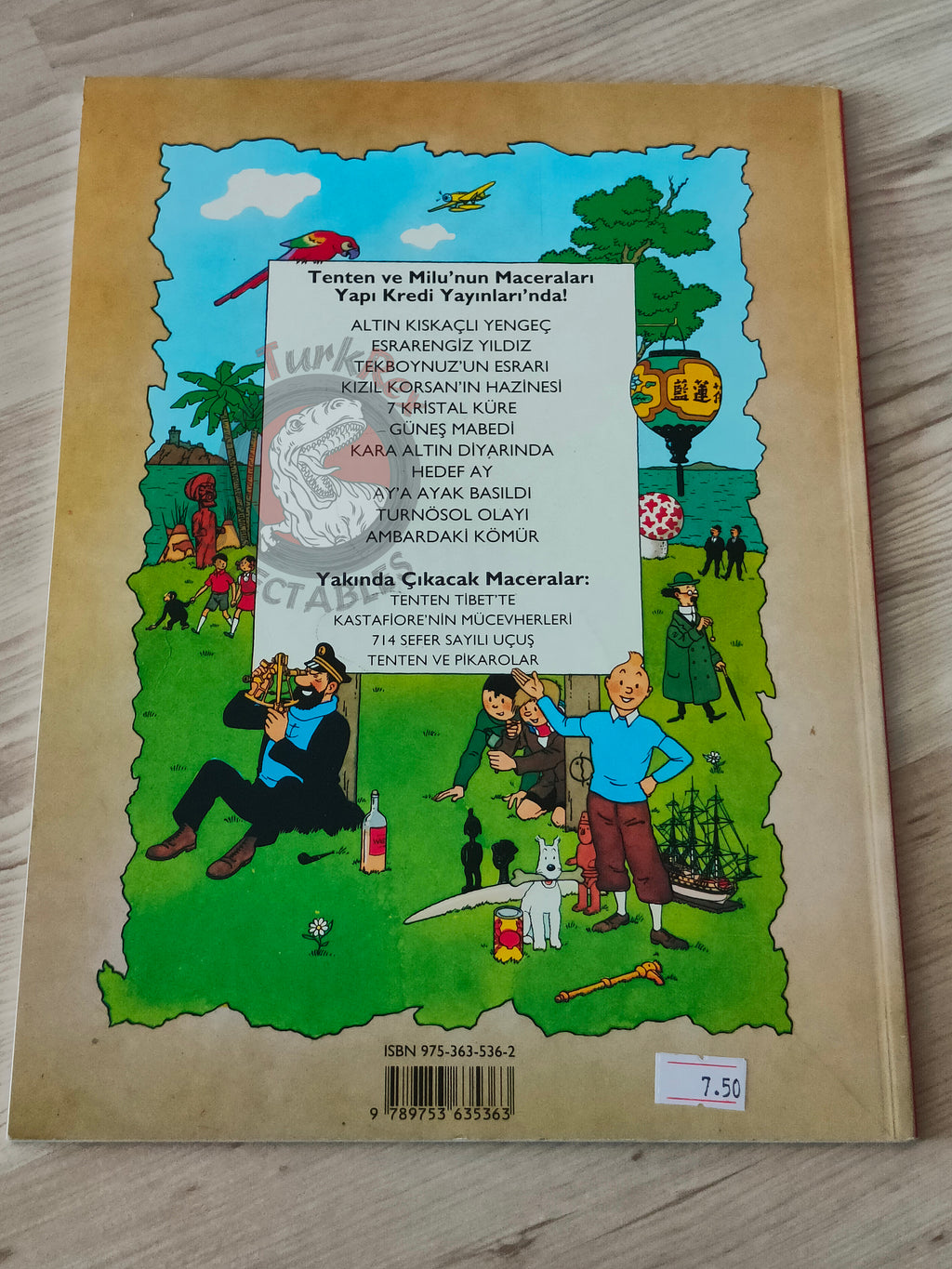 Tintin – The Calculus Affair 1996 Turkish Edition Comic Turkey 1st YKY