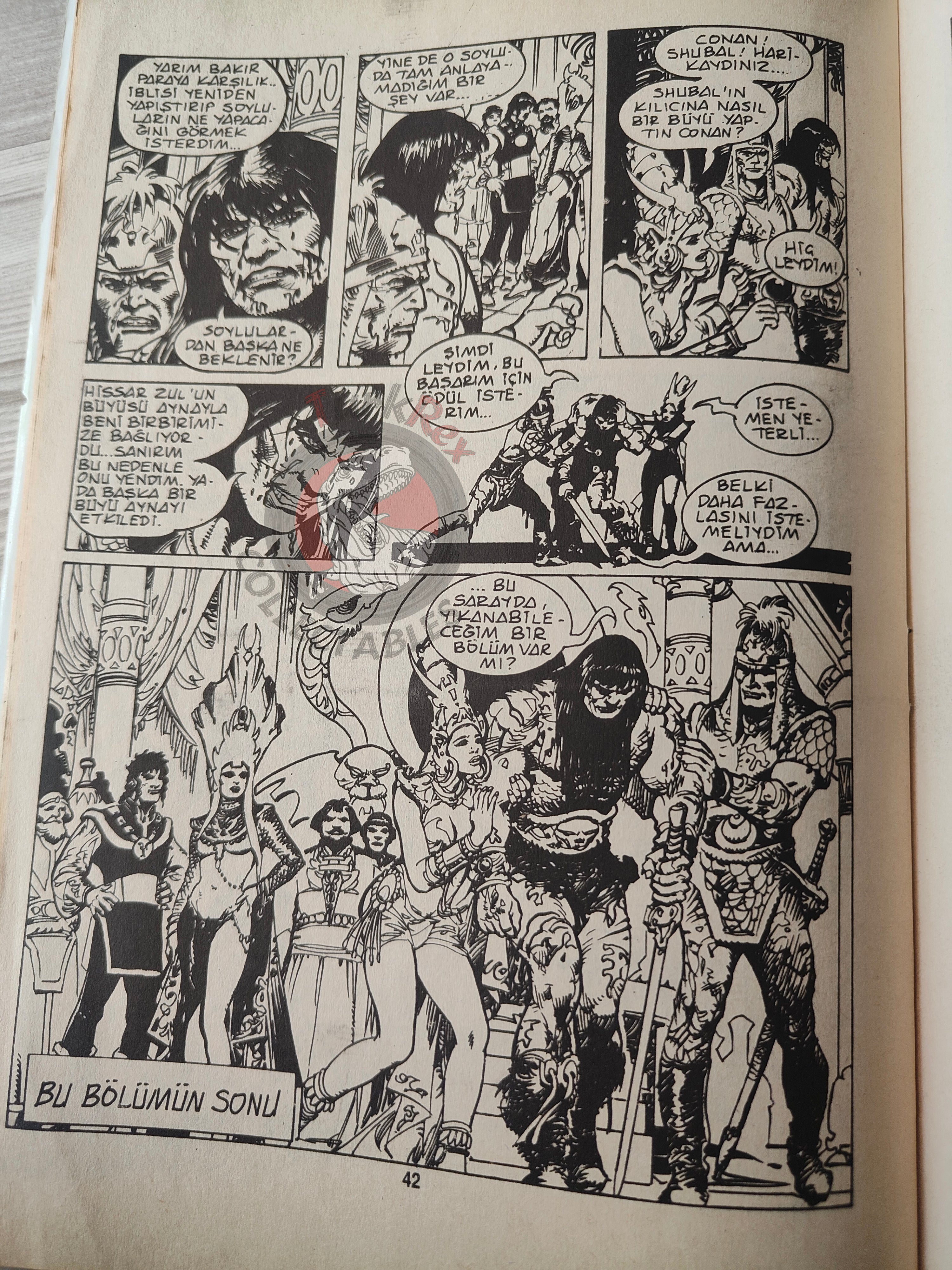 Conan & Tarzan #199 1994 Turkish Comic Turkey
