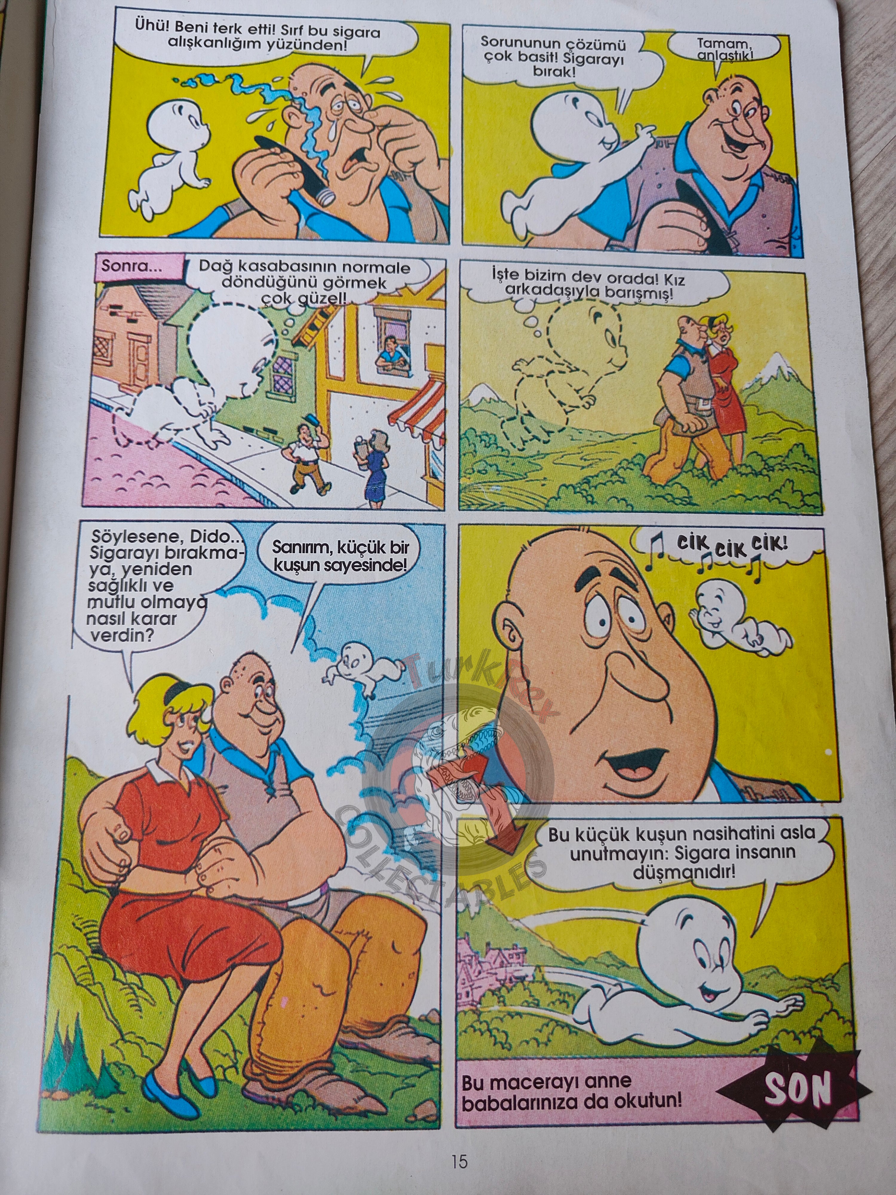 Casper the Friendly Ghost Magazine – Issue #13 1996 Turkish Comic Turkey