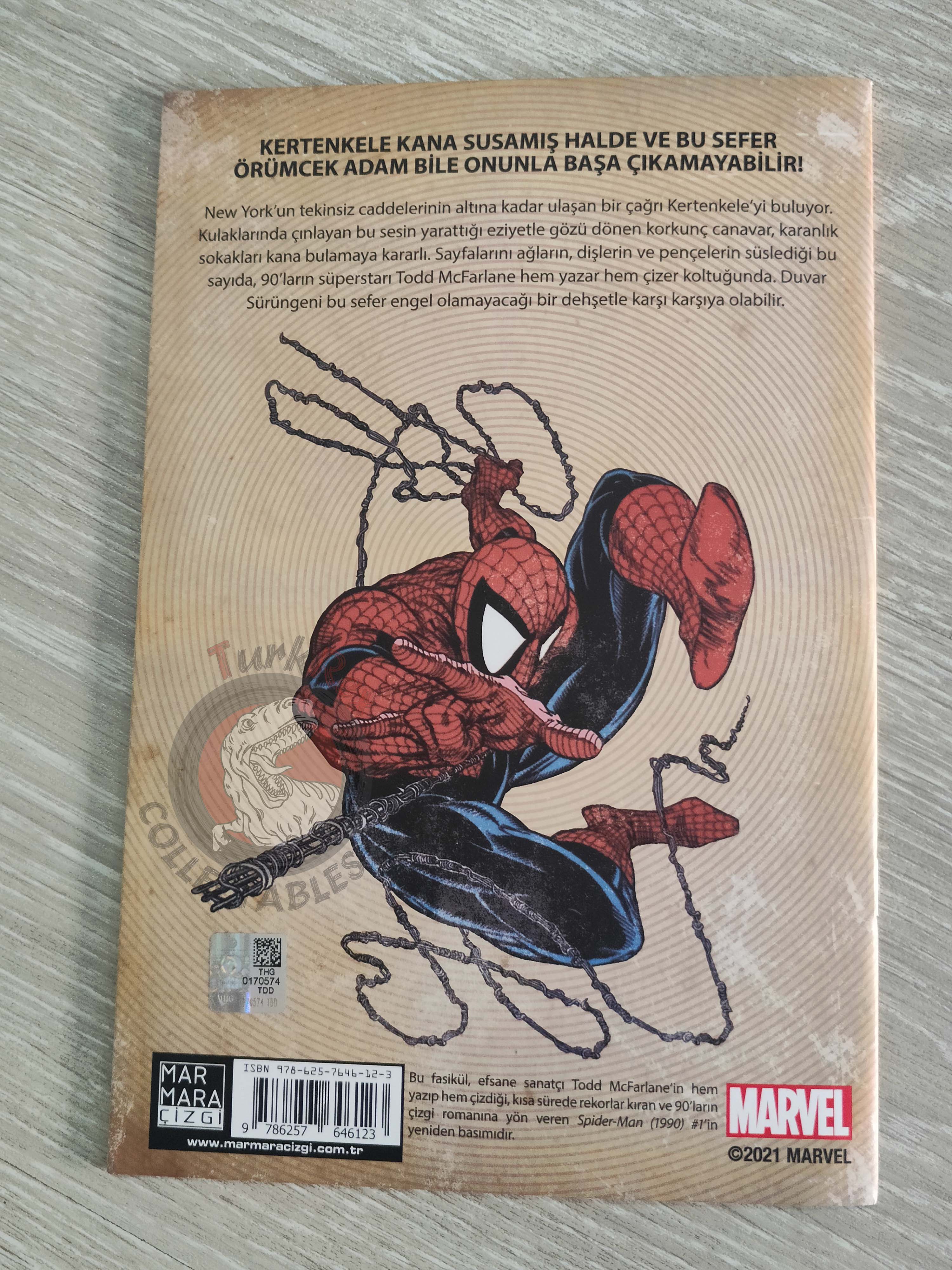 Spider-Man #1 2021 Turkish Comic Turkey Todd McFarlane