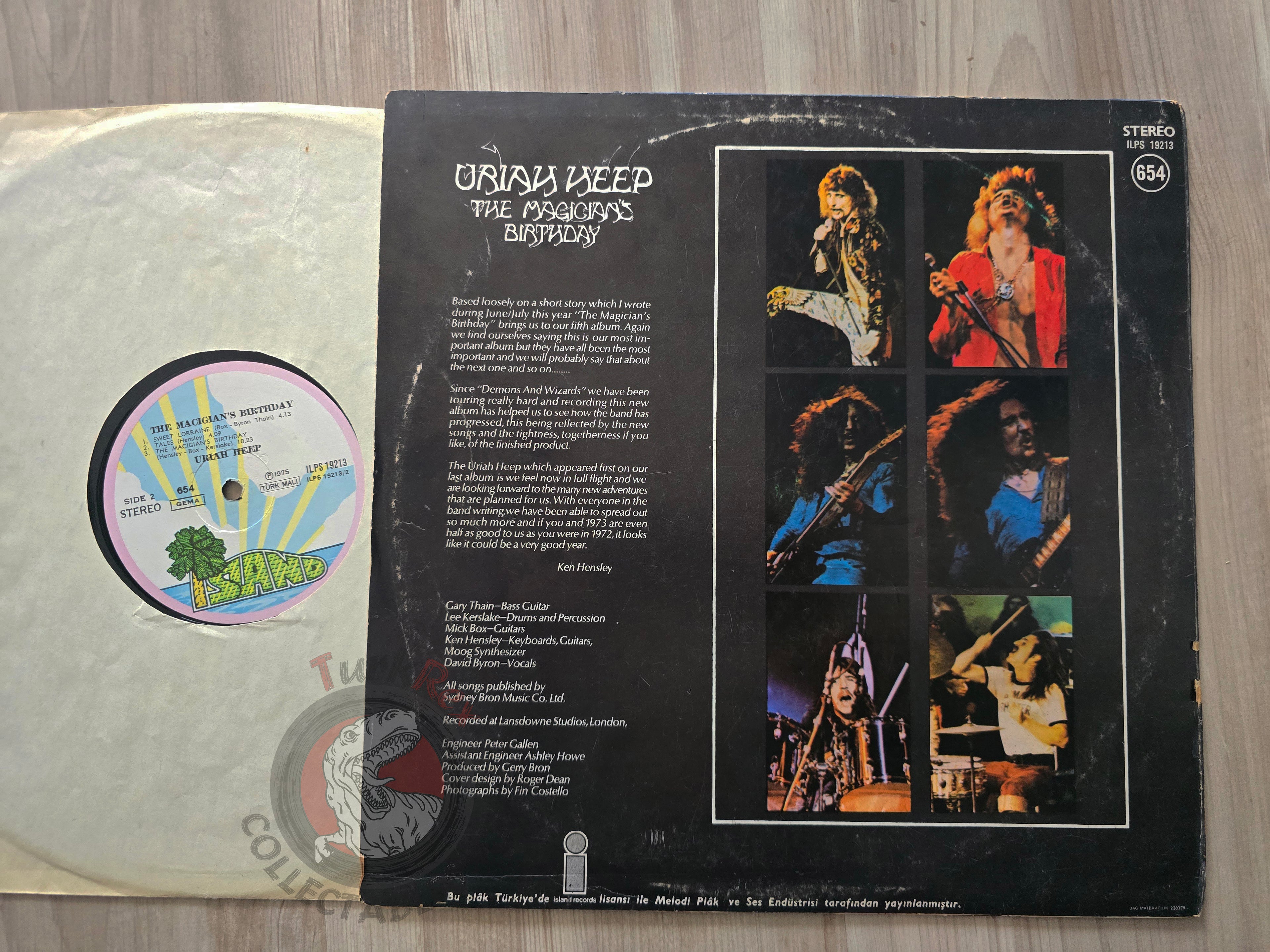 Uriah Heep – The Magician's Birthday Turkish Pressing Vinyl Turkey Edition