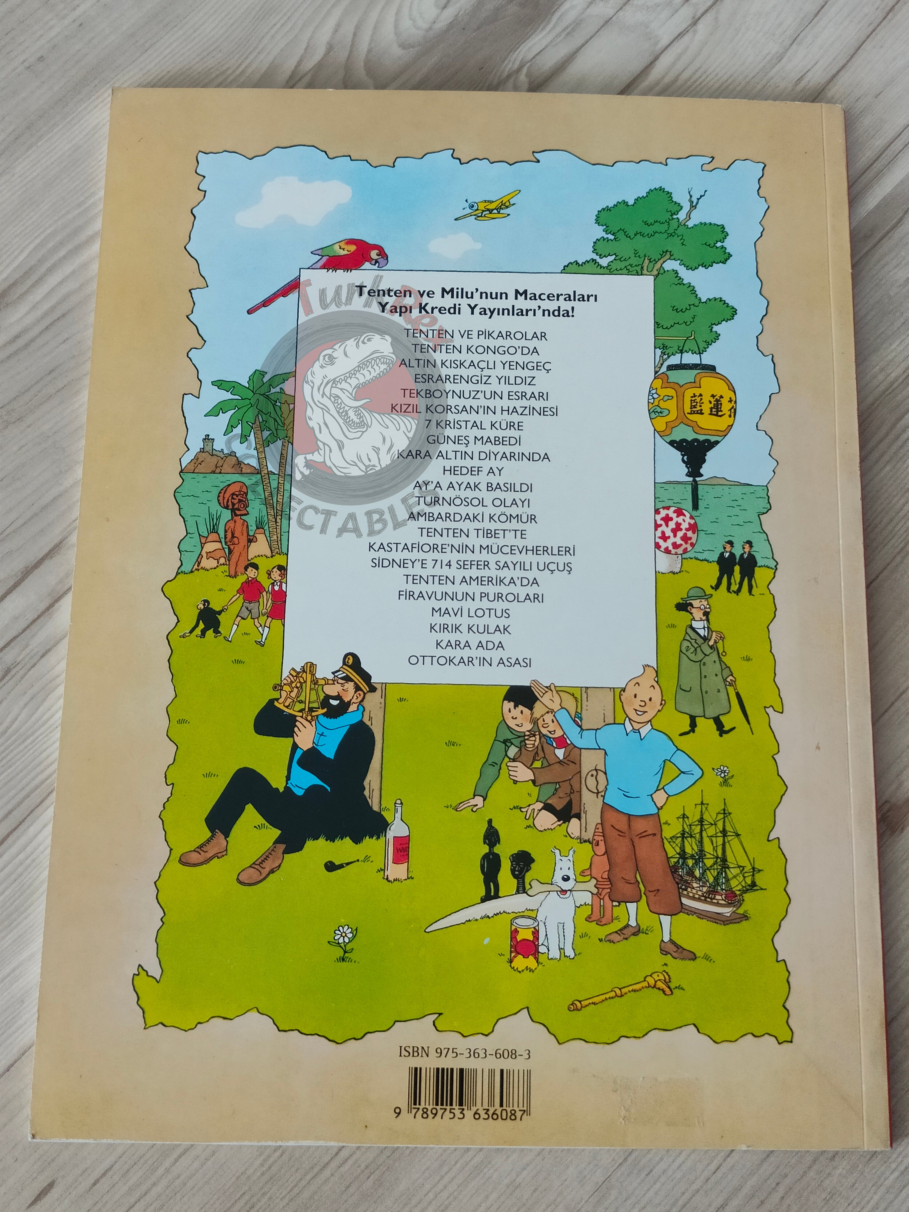 Tintin – King Ottokar's Sceptre 1998 Turkish Edition Comic Turkey 1st YKY