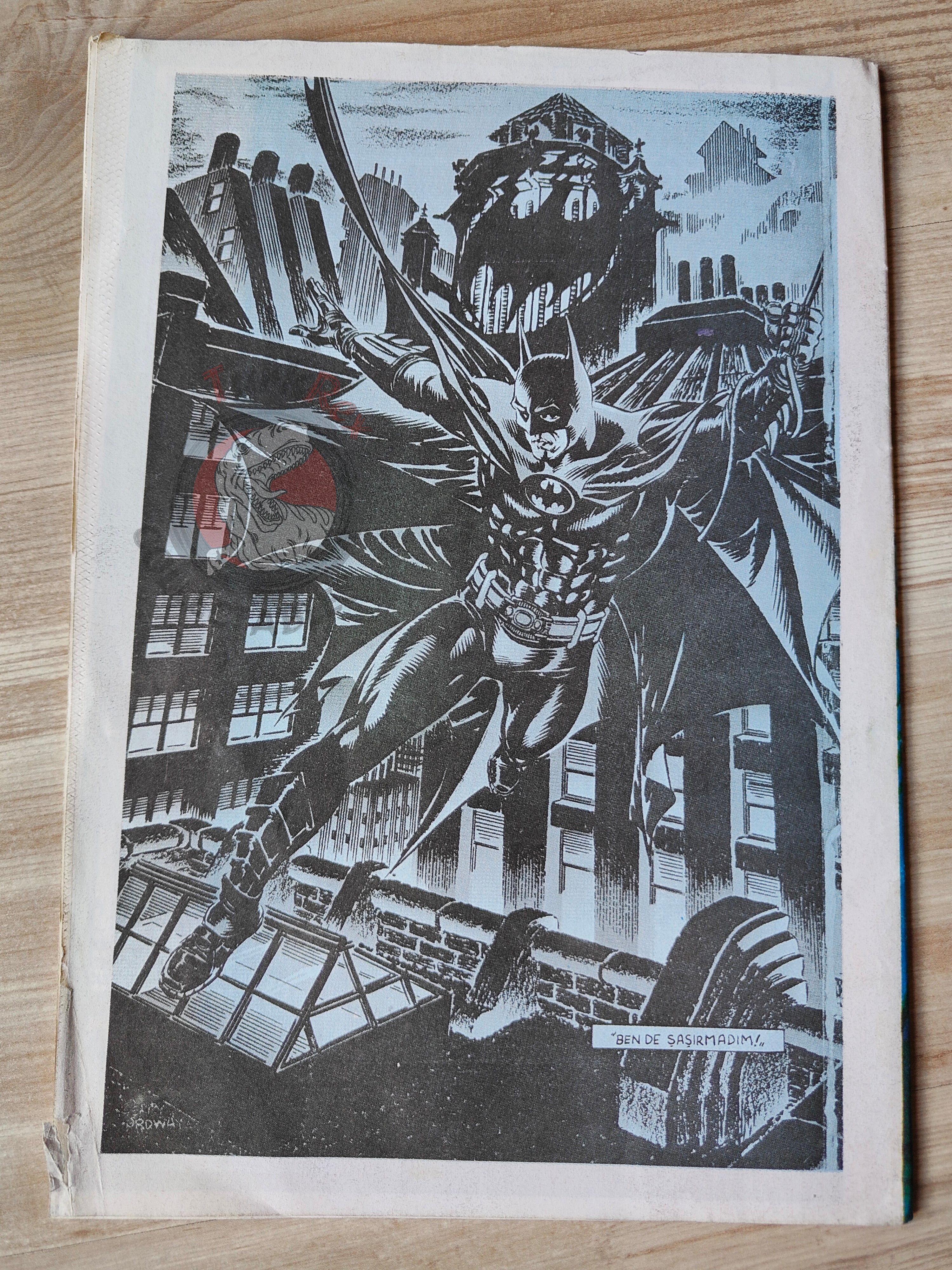 Batman The 1989 Movie Adaptation Issue #2 1989 Turkish Comic Joker Turkey