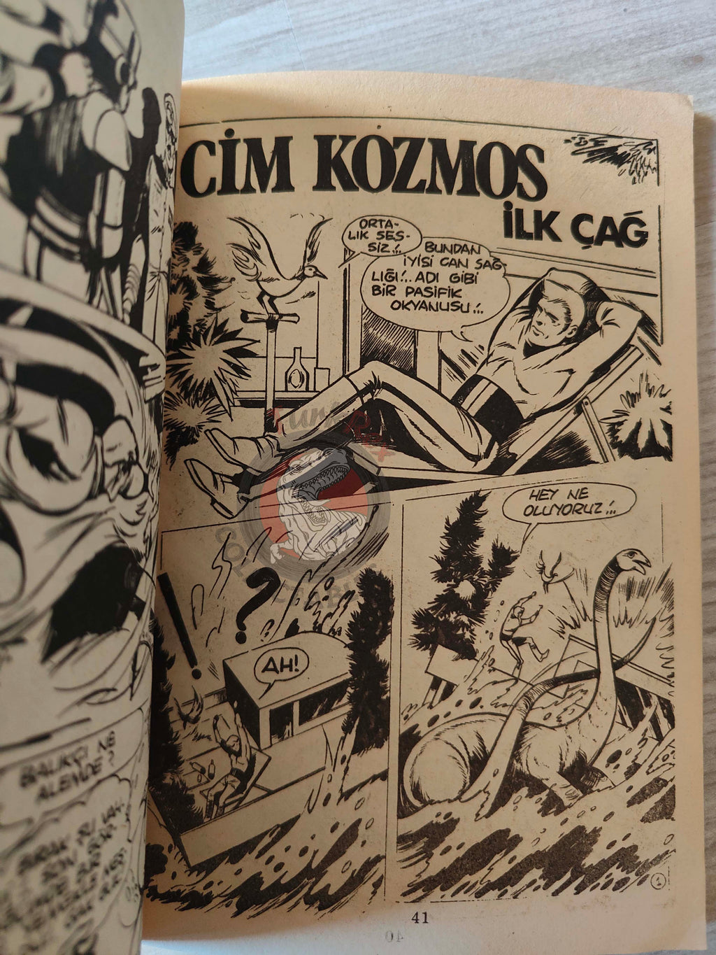 Cim Kozmos #1 1981 Turkish Comic Turkey Sunny Sun The Leopard from Lime Street