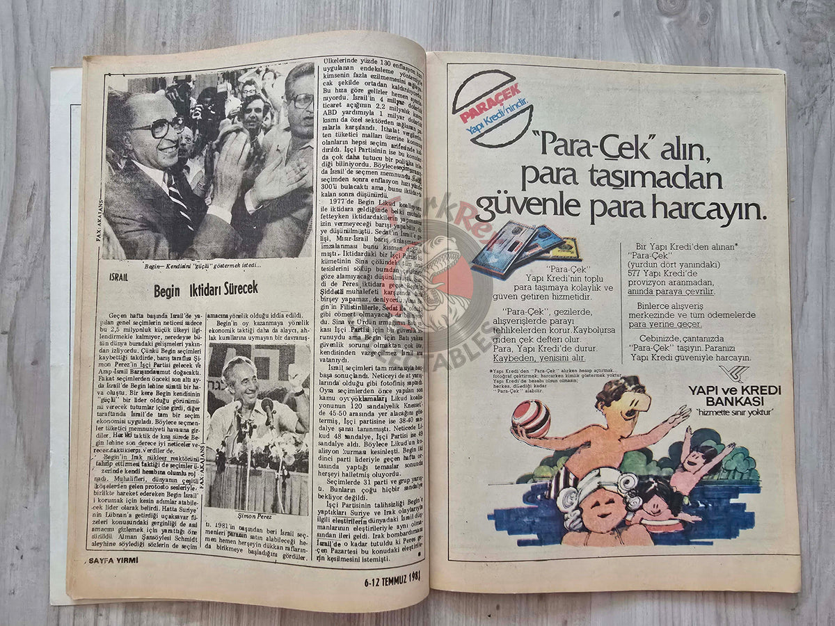 Yankı 1981 Bloodshed in Iran Turkish Magazine Turkey Middle East Ayatollah Ruhollah Khomeini Israel Dallas