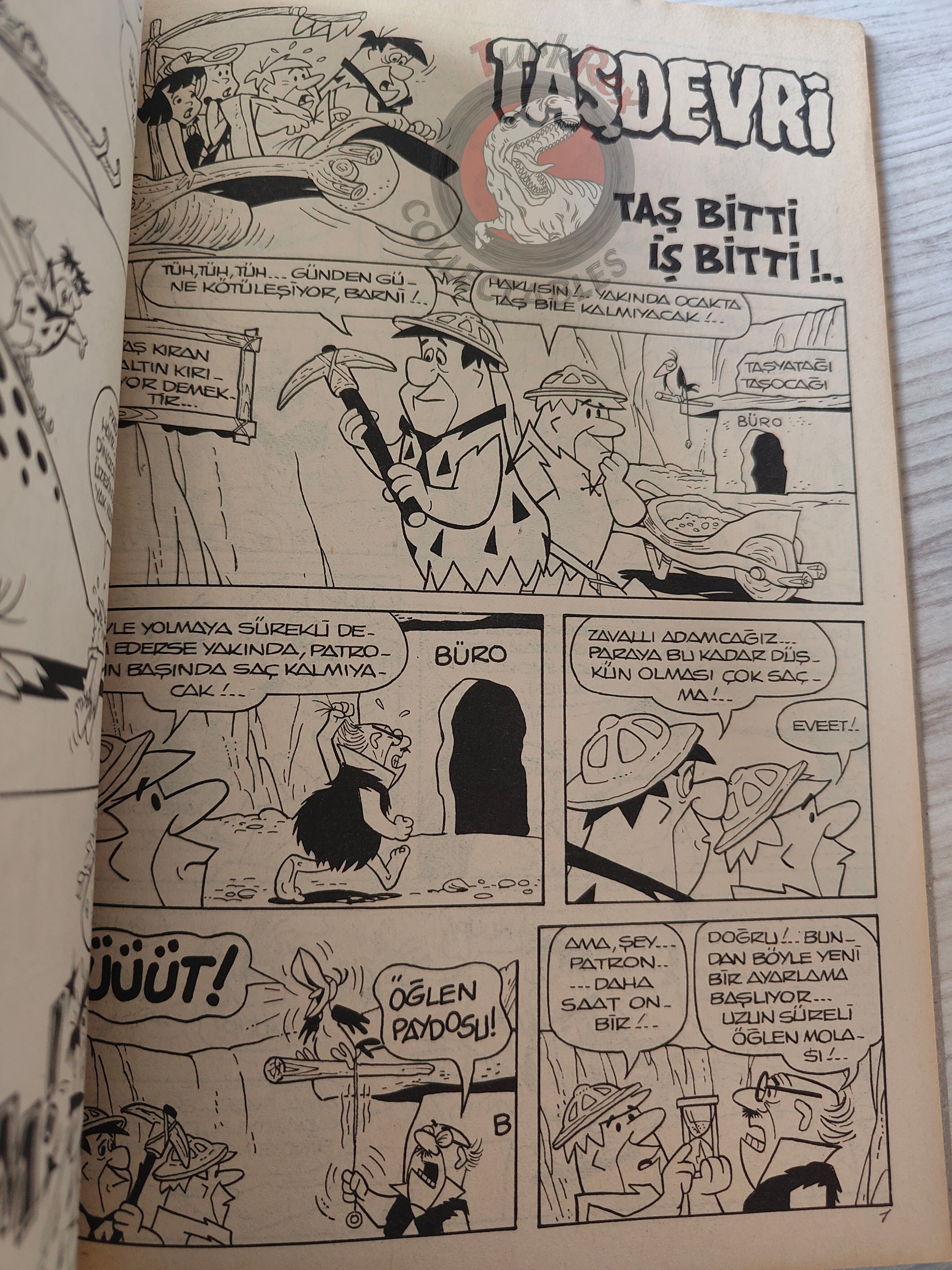 The Flintstones –  Altın Seri #27 80s Turkish Comic Turkey